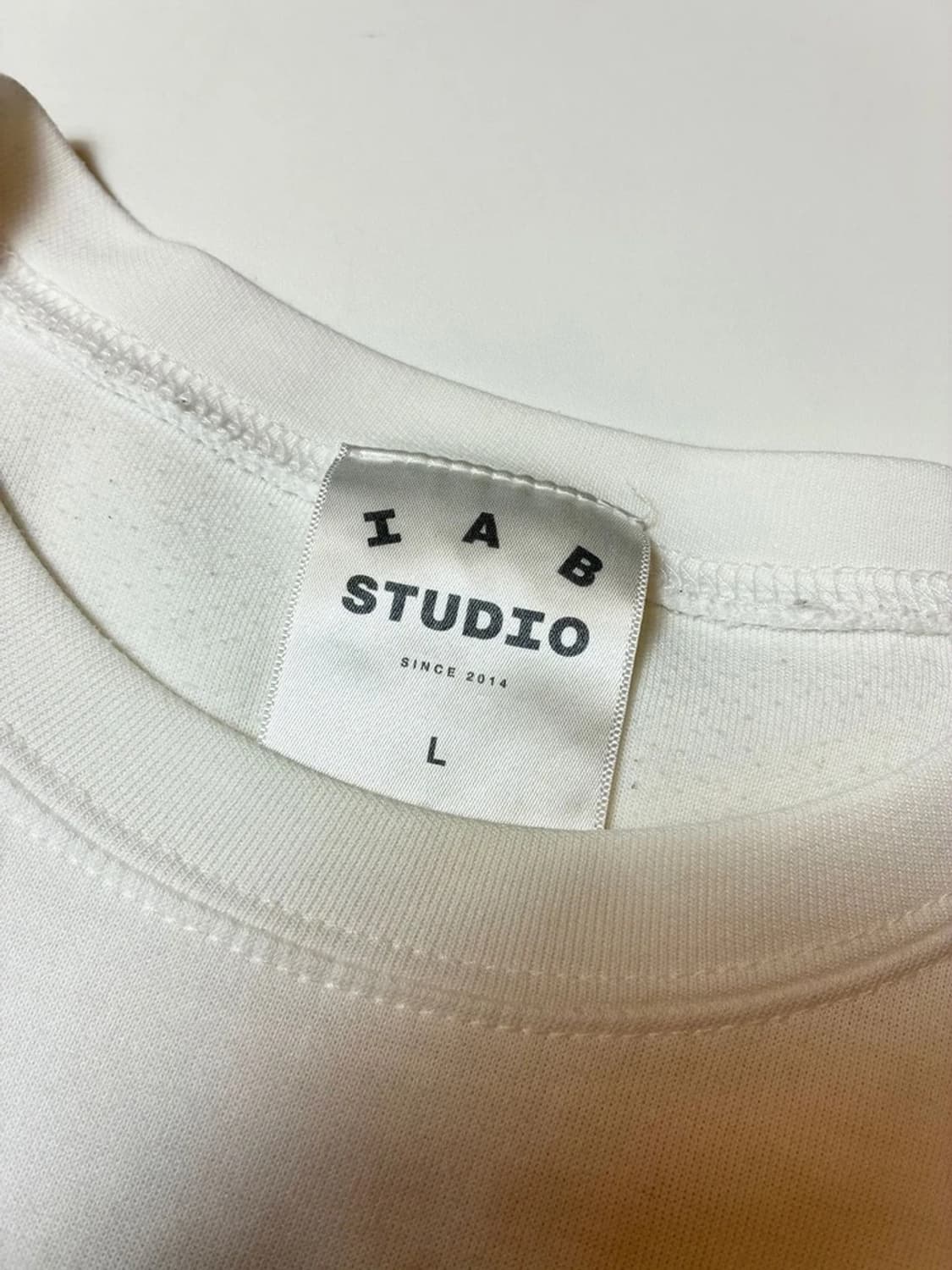 아이앱스튜디오 빅로고 오버핏 반팔 티셔츠 PN9684 상품이미지7