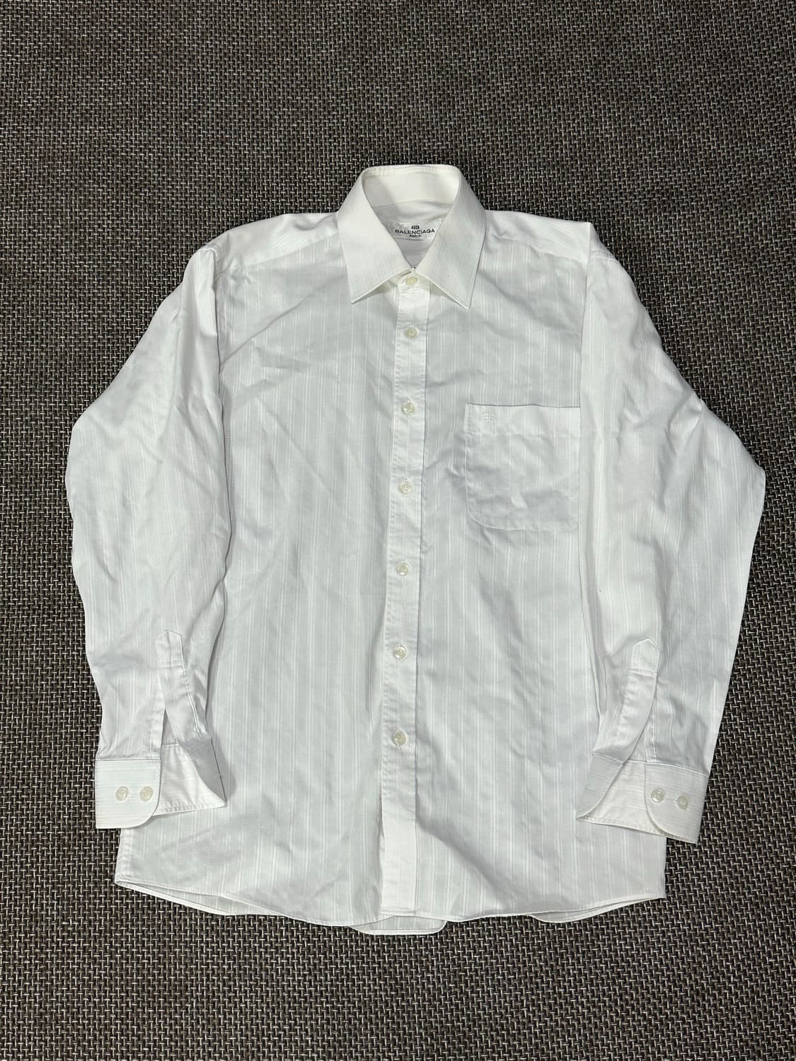 발렌시아가 구형 스트라이프 셔츠 상품이미지2