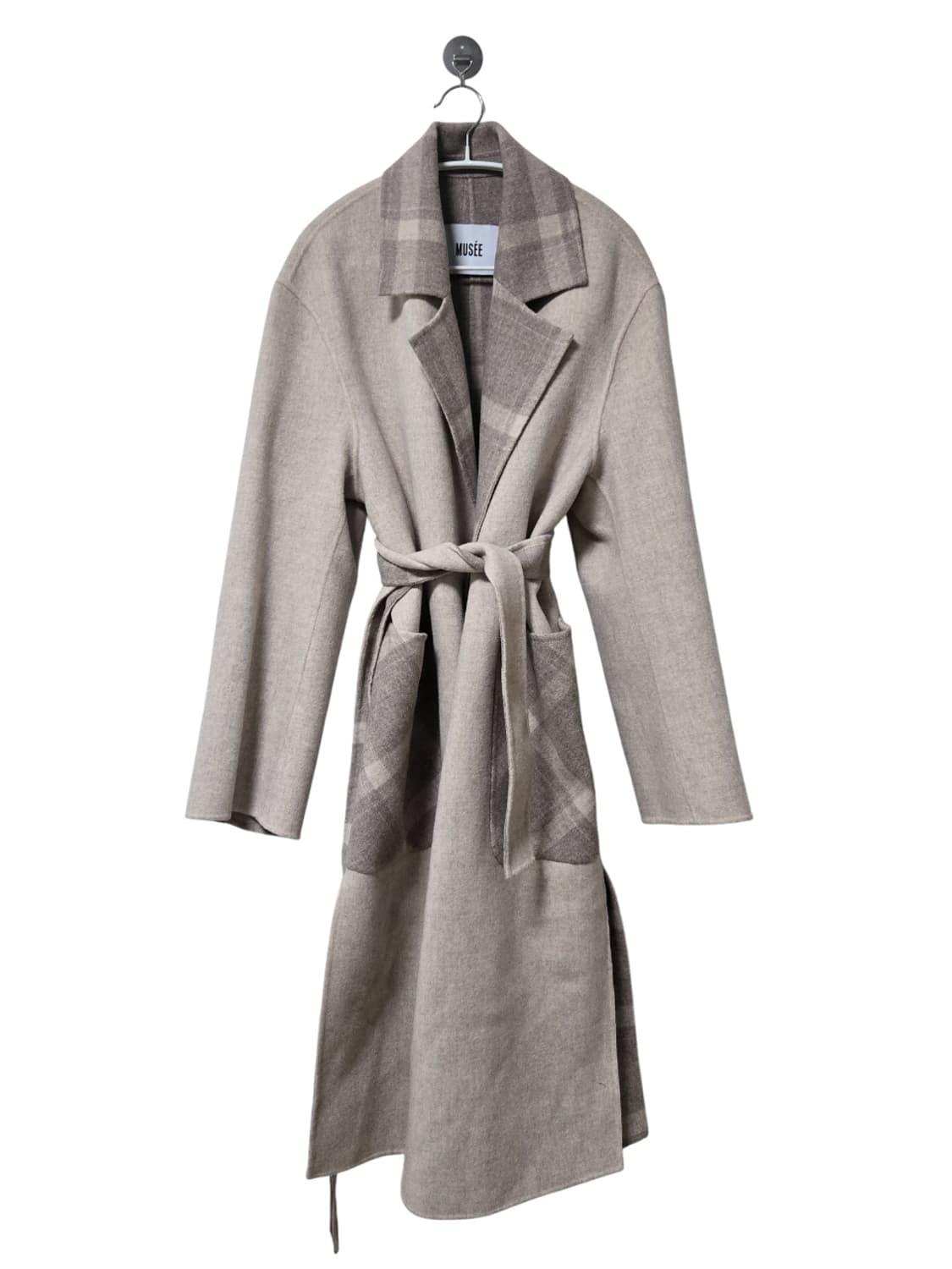뮤제 리버시블 캐시미어 혼방 코트 상품이미지2