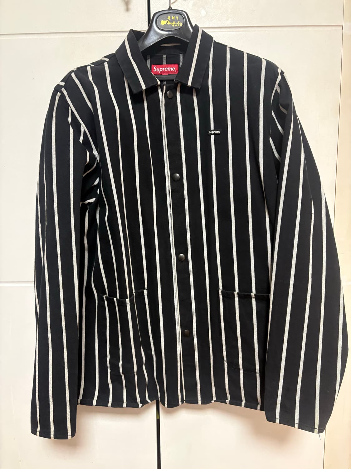 슈프림 스트라이프 샵자켓 상품이미지1
