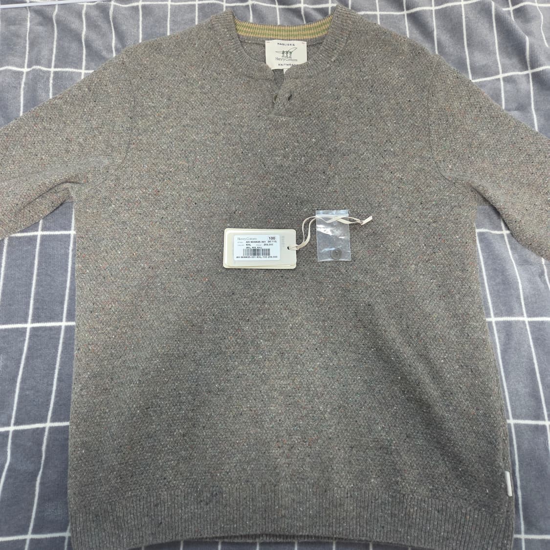 헨리코튼 HIS 넥니트 48사이즈(100) 상품이미지1