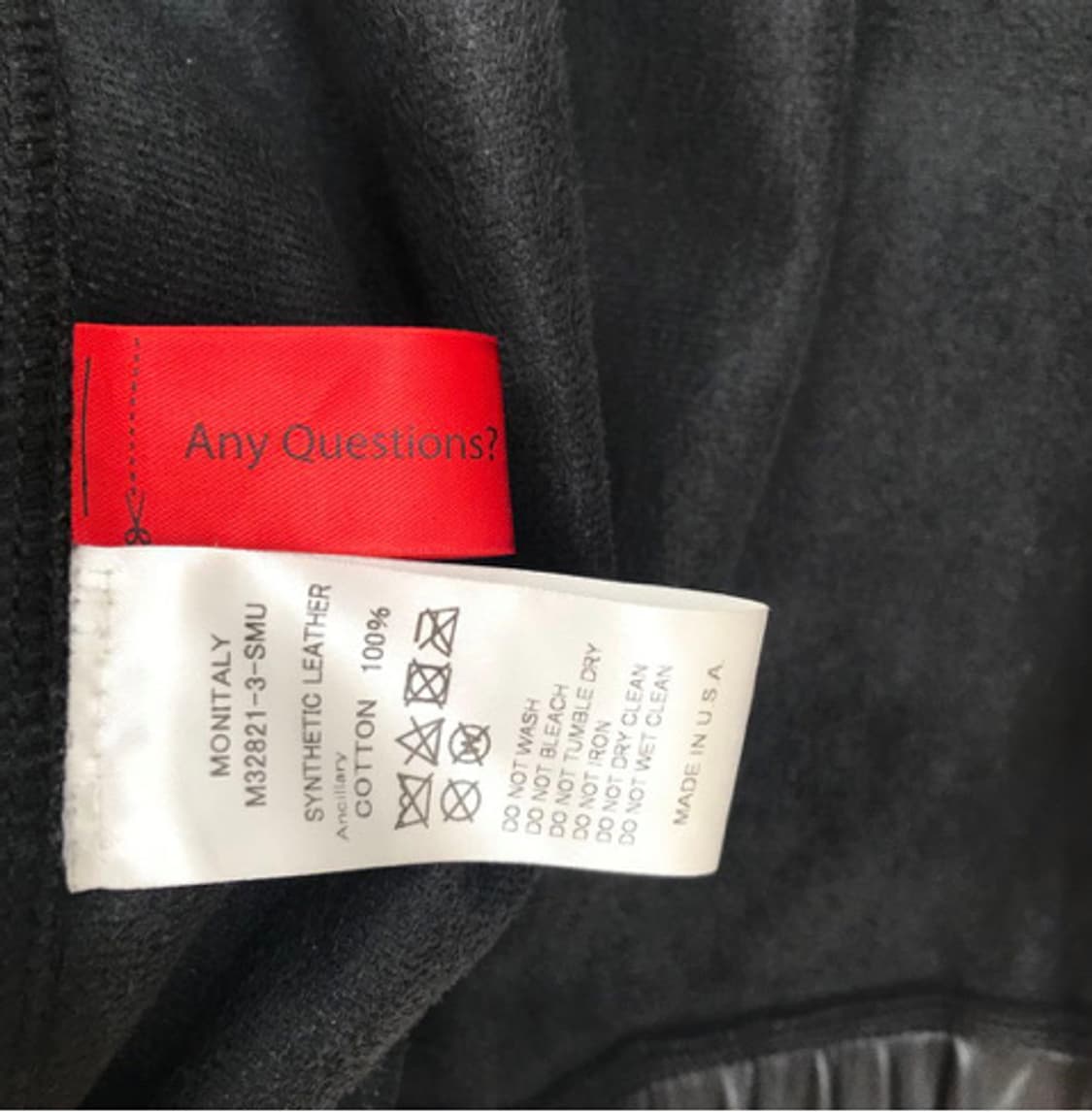 모니탈리 비건레더 자켓 상품이미지4