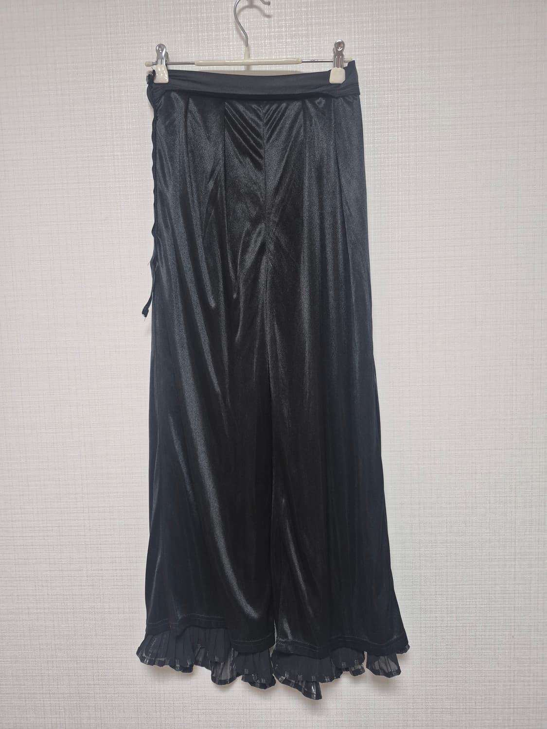 블랙 펄플리츠쉬폰 팬츠 상품이미지7