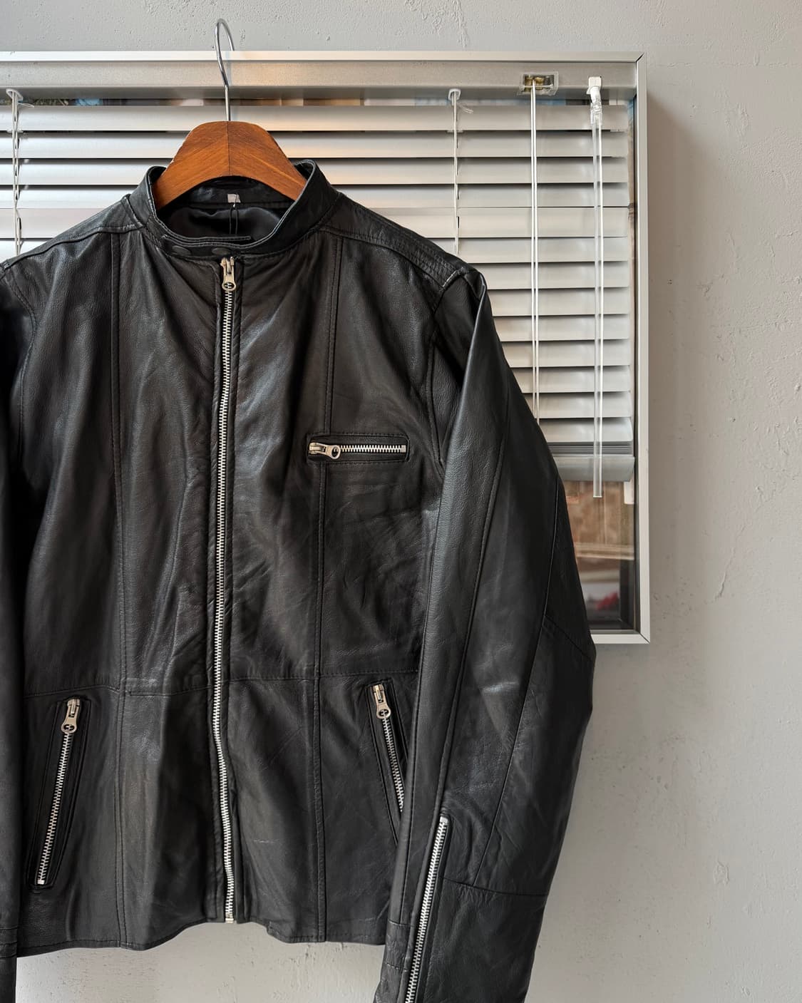 Vintage lambskin leather jacket 상품이미지2