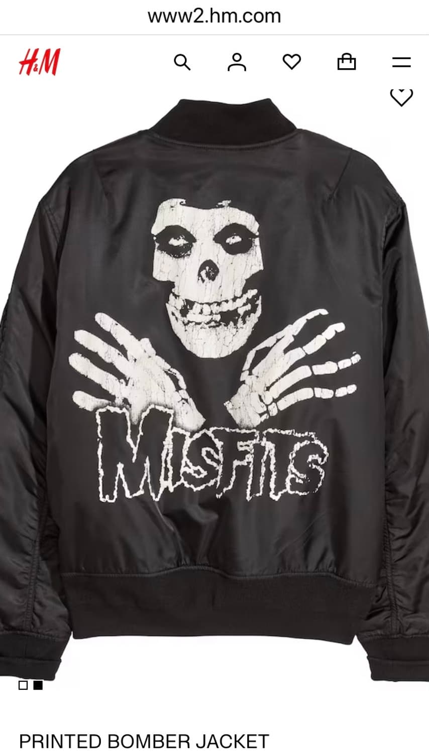 MISFITS X H&M MA-1 BOMBER JACKET 상품이미지9