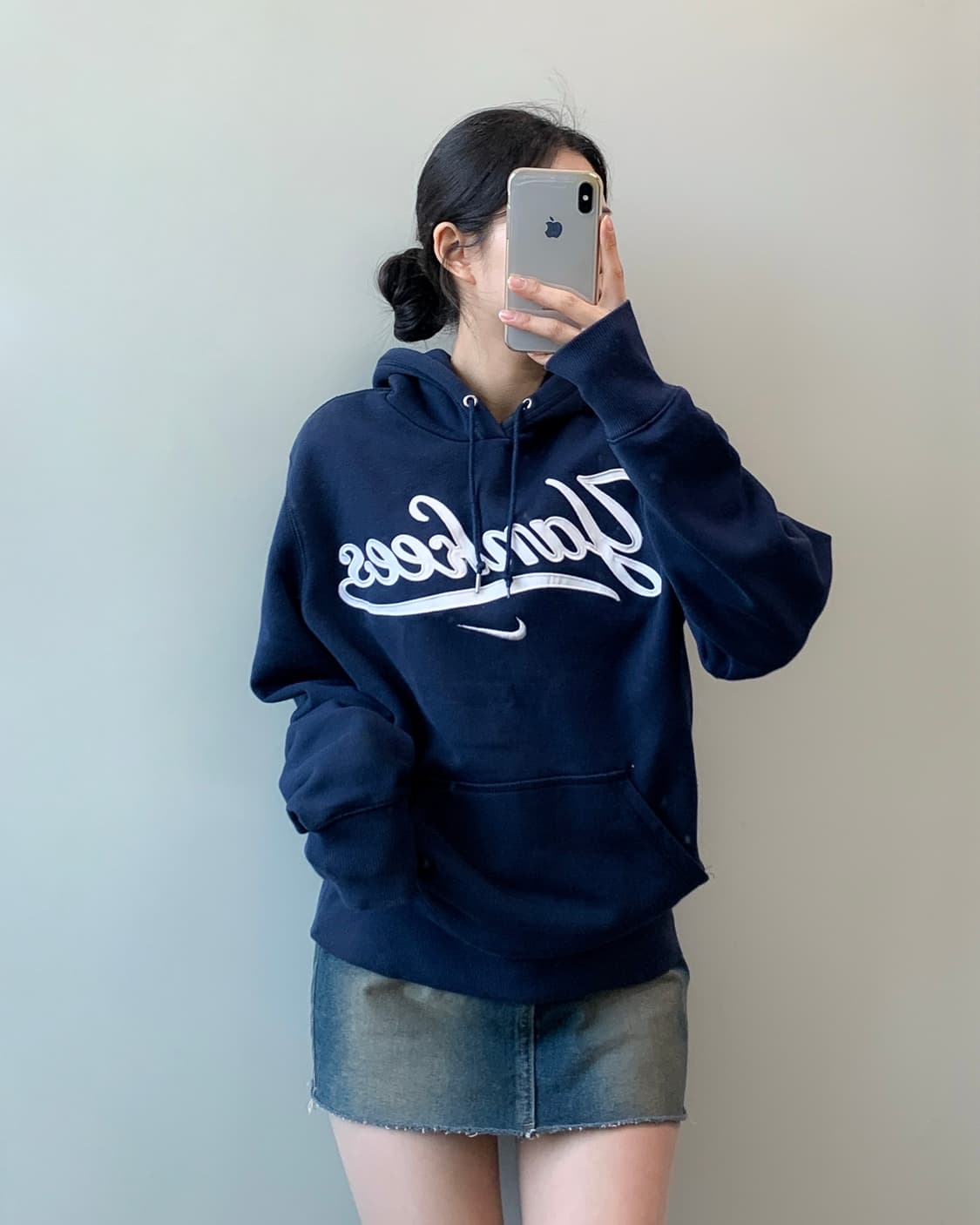 00s 나이키 x 양키즈 후드티 상품이미지2