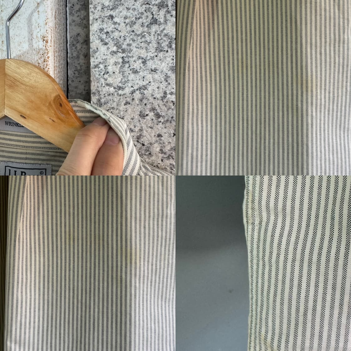 엘엘빈 스트라이프 패턴 포켓 셔츠 상품이미지8