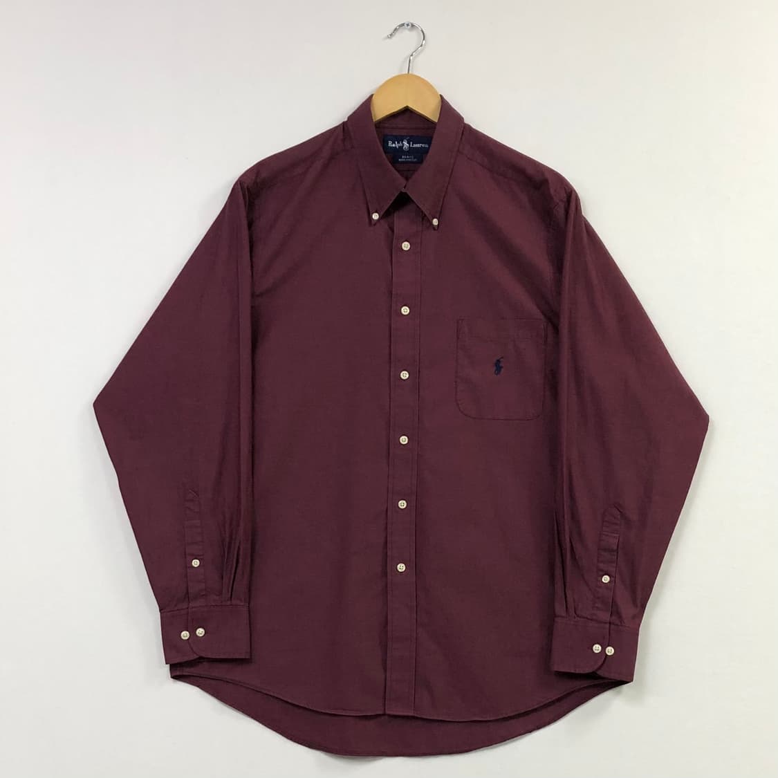 105 폴로 버건ㄷ 솔리드 셔츠 상품이미지2