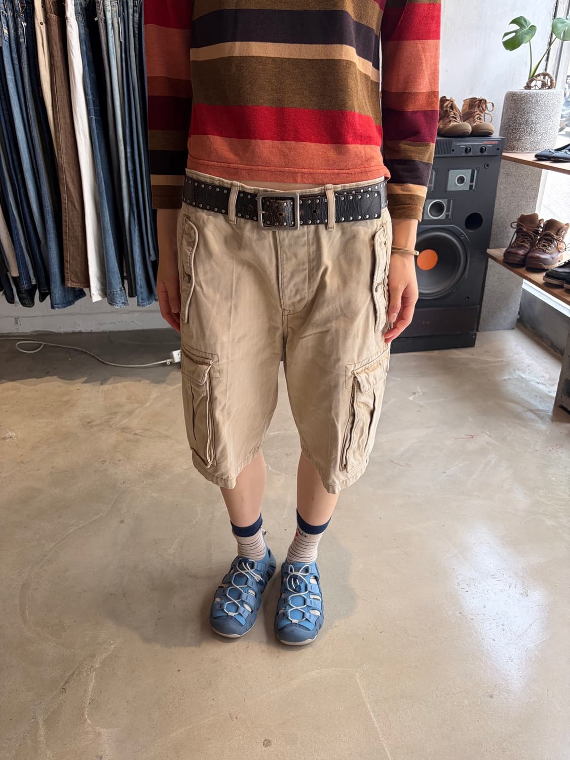 30) Levi's 플랩 포켓 절개 카고 쇼츠 상품이미지4