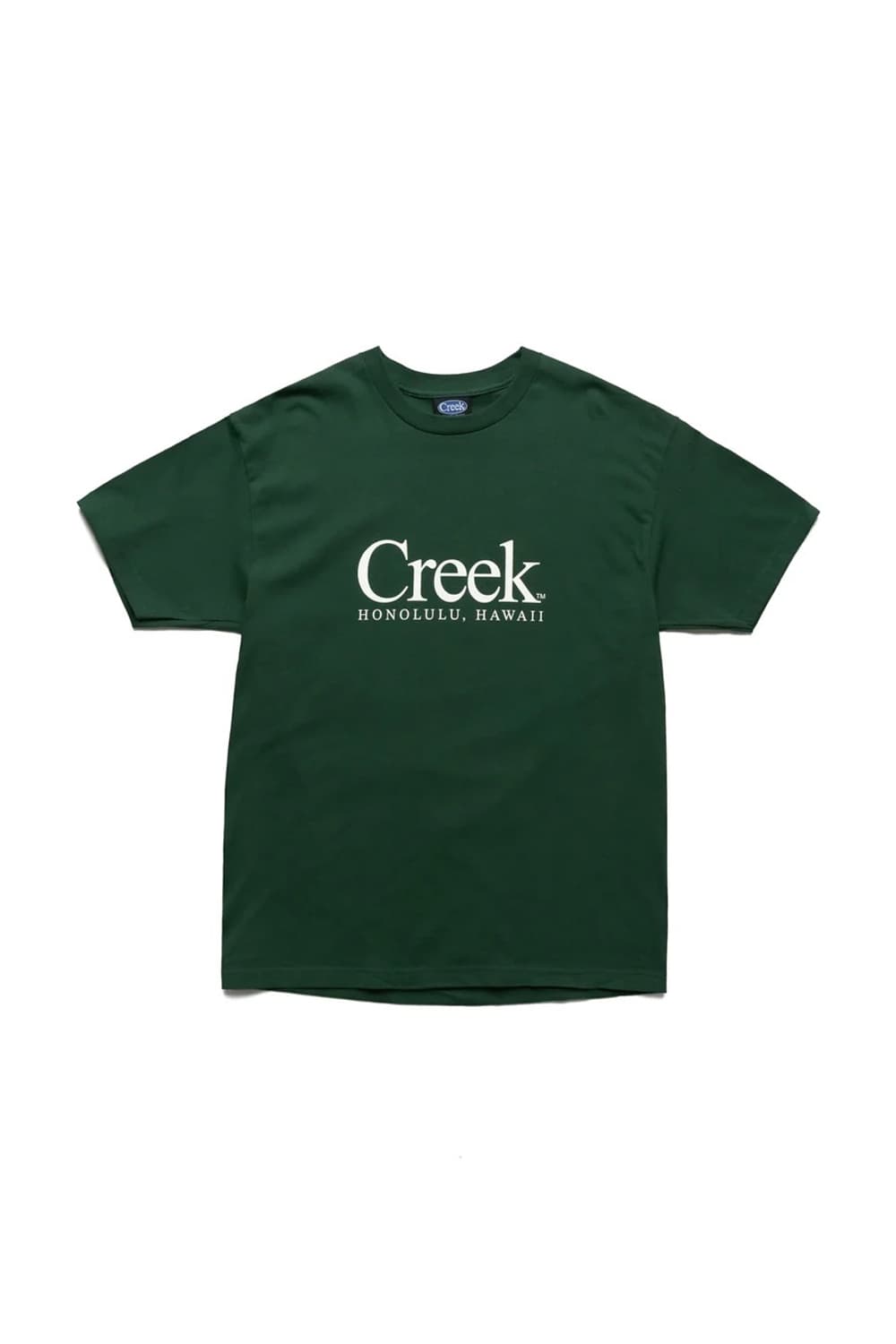 Creek x Quiet Mountain크릭 한정판 콜라보 티셔츠 그린 상품이미지4