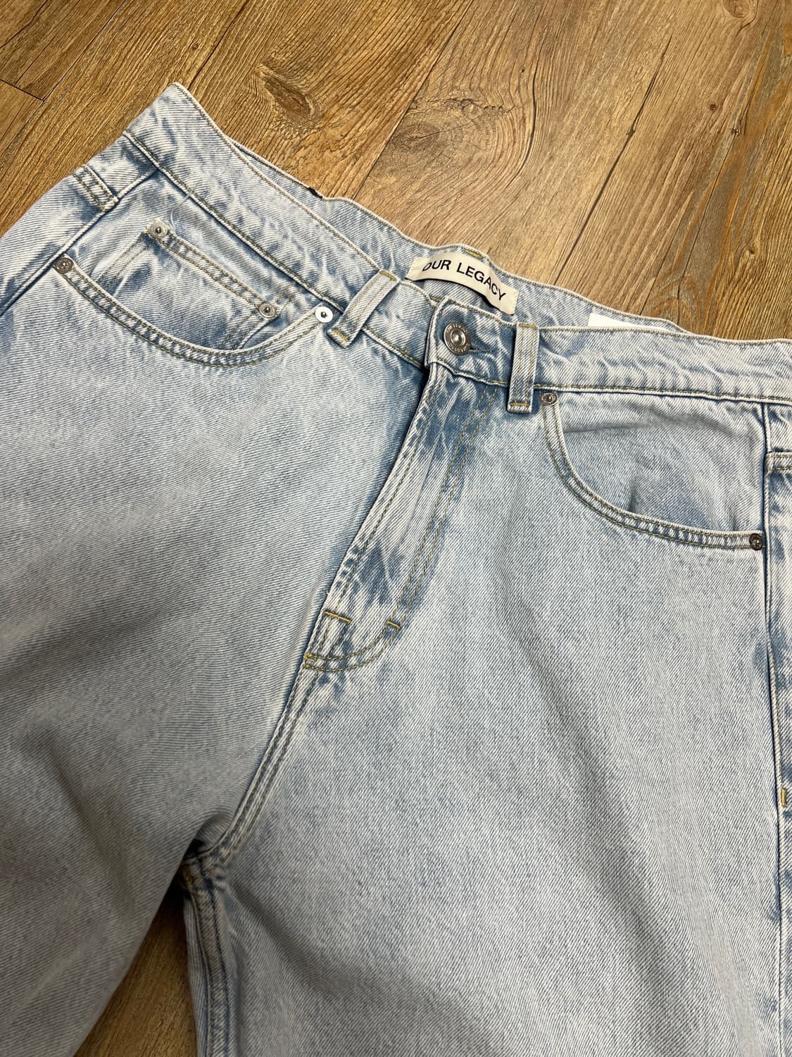 택포15) 아워레가시 익스텐디드 써드컷 데님팬츠 연청 30 상품이미지3