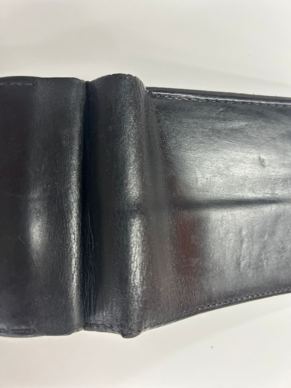 goros 고로스 새들레더 블랙 콘초 반지갑 상품이미지7