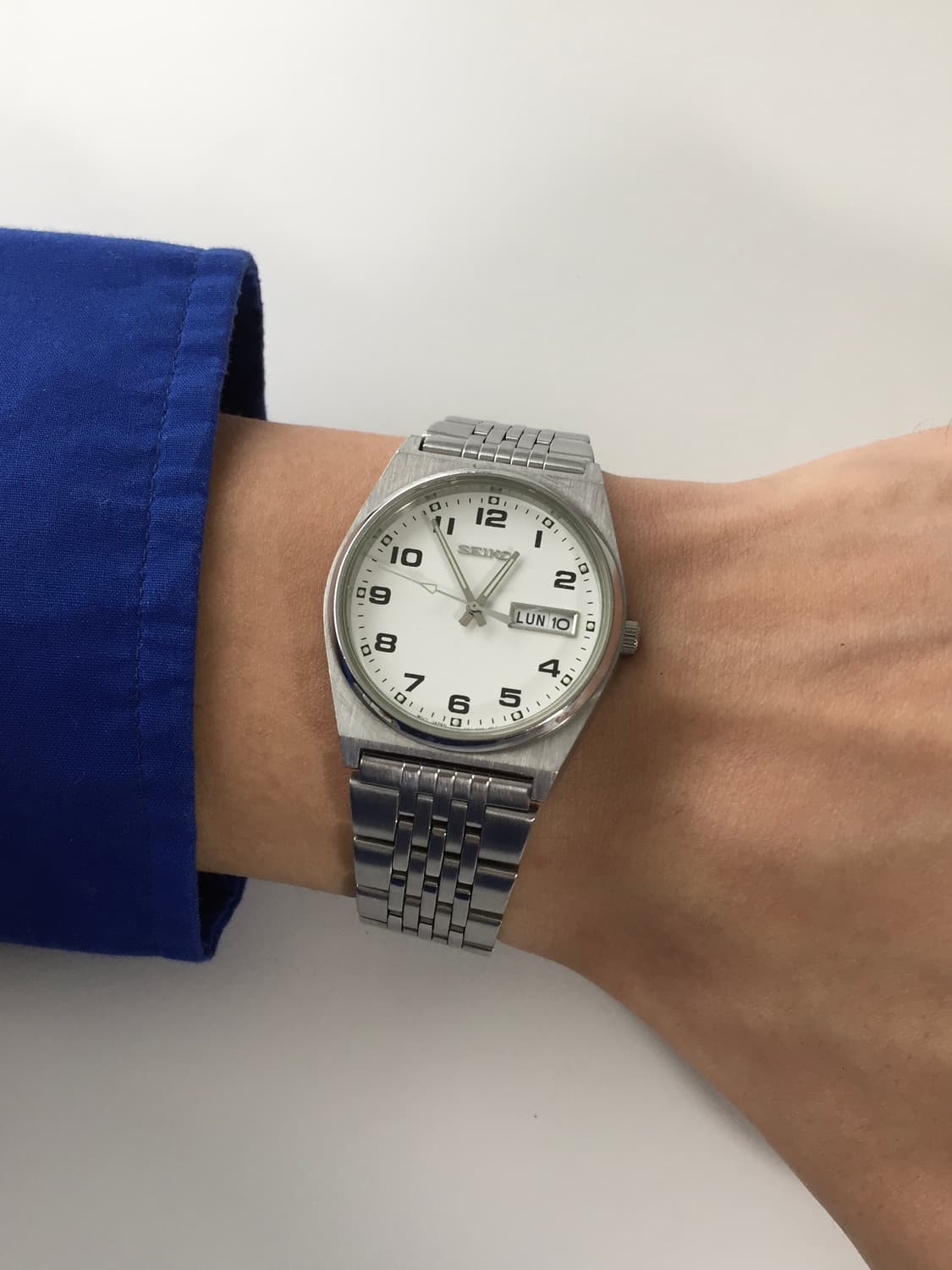 90s seiko arabic day-date quartz 상품이미지2
