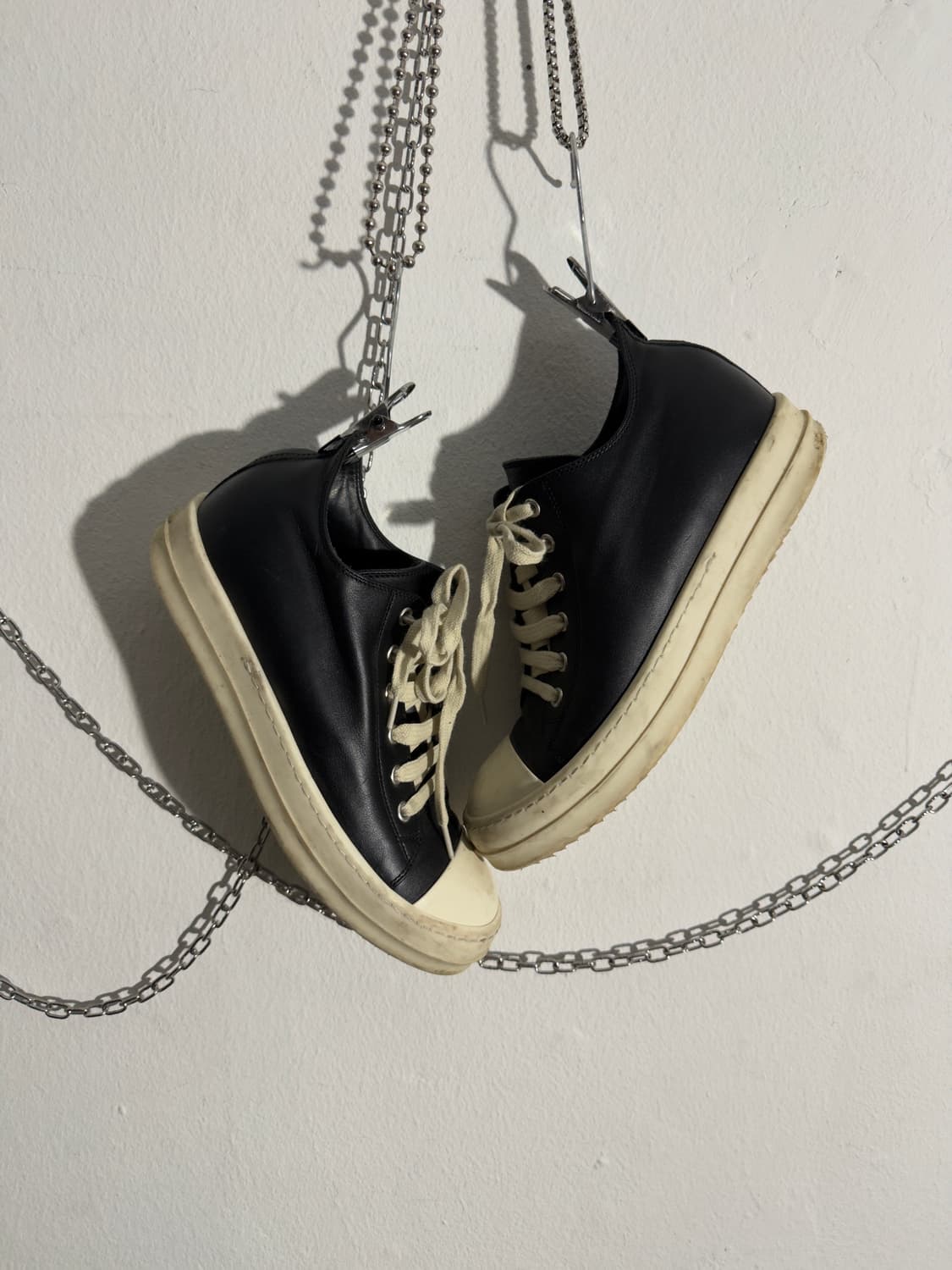 릭오웬스 라몬즈 로우 스니커즈 상품이미지1