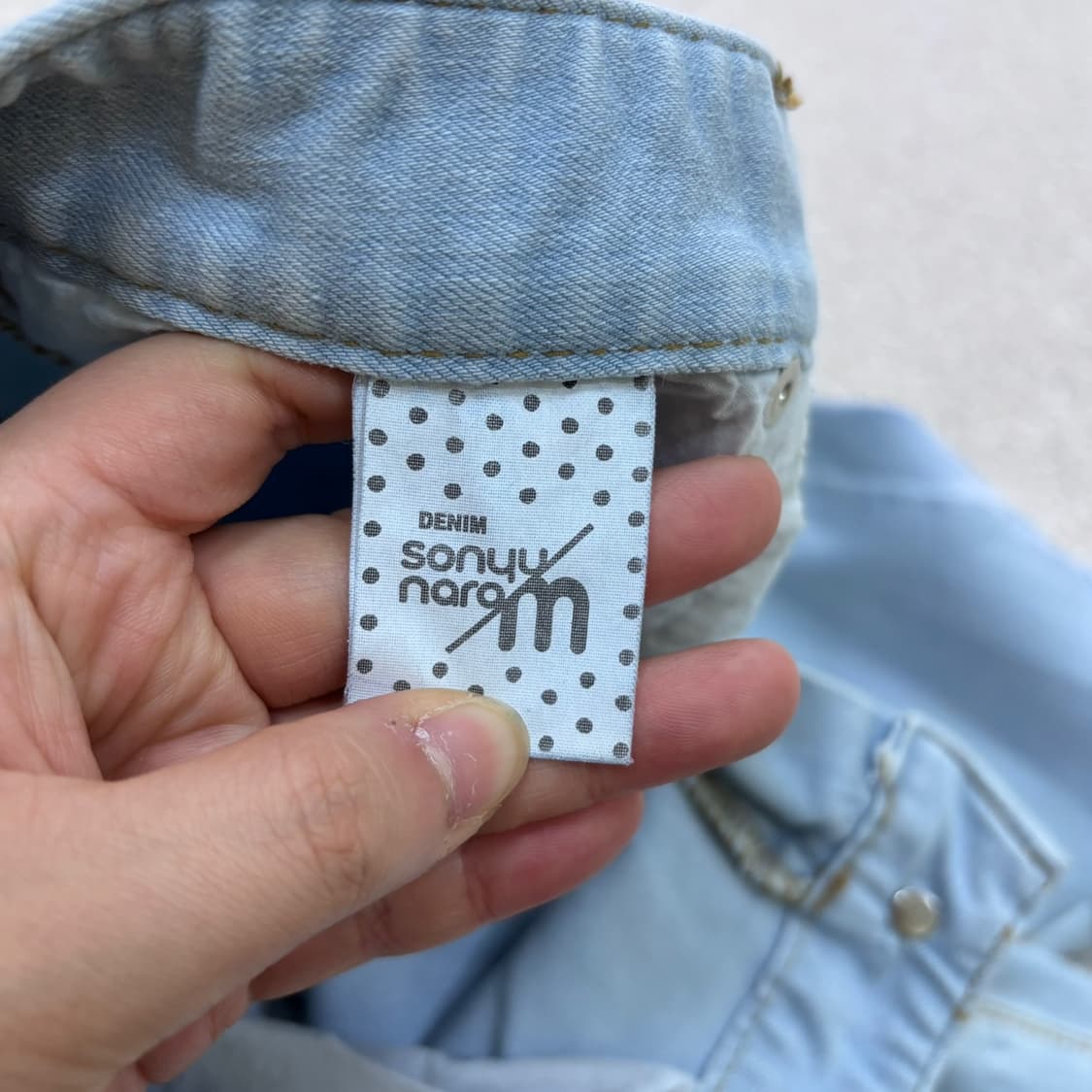 3 소녀나라 여성 7부 데님 팬츠 0429E 상품이미지3