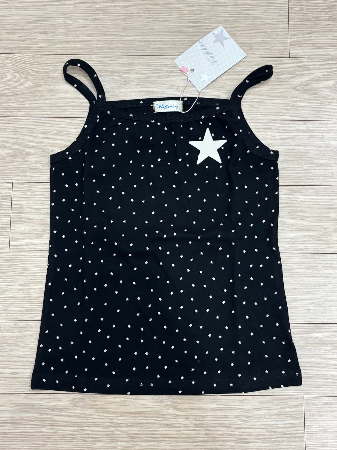 fluffyhaus 플러피하우스 버니 보트넥 티셔츠, 스타 슬리브리스 상품이미지7