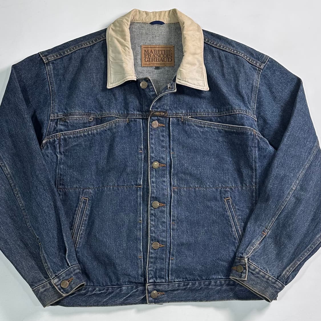 00s 마리떼프랑소와저버 스톤워시 데님 자켓  상품이미지1