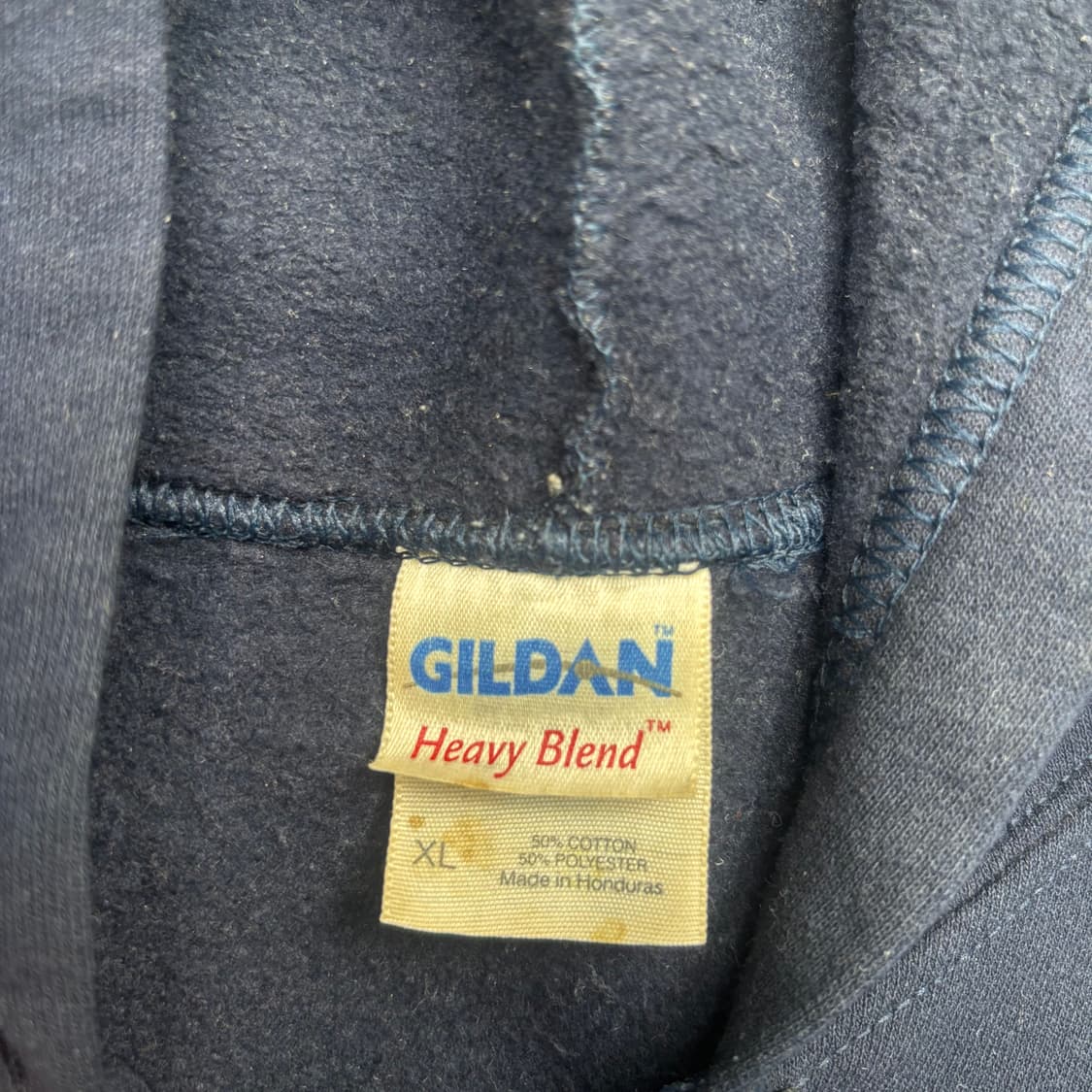 길단 빈티지 치카노 프린팅 네이비 후드집업 XL 상품이미지7