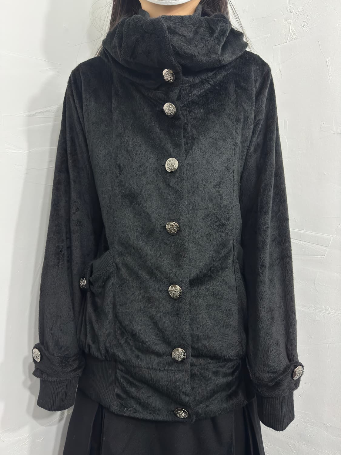 ryu ryu button fur jacket 상품이미지1