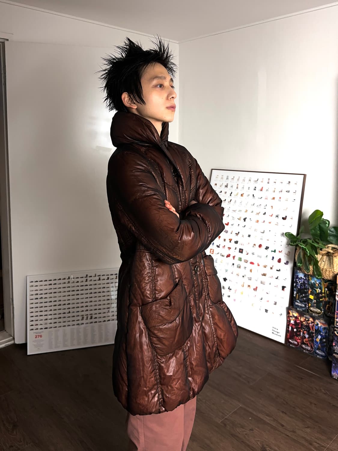 볼류밍 & 페이드 롱 푸퍼 자켓 상품이미지5