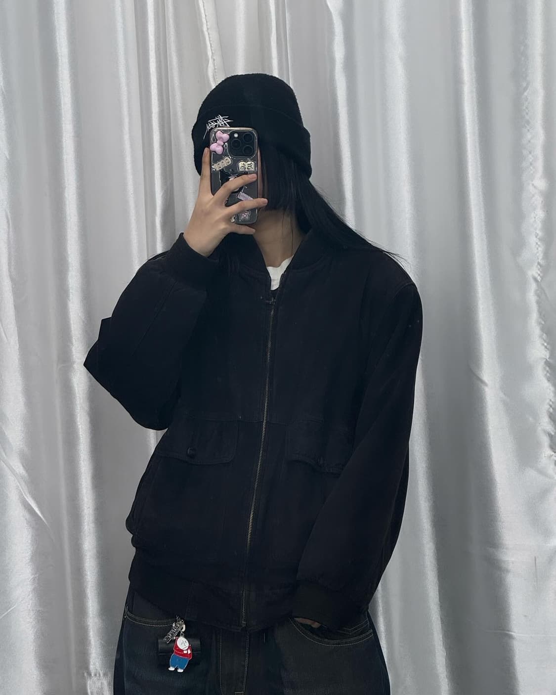 Phantom Suede Black Jacket 상품이미지3