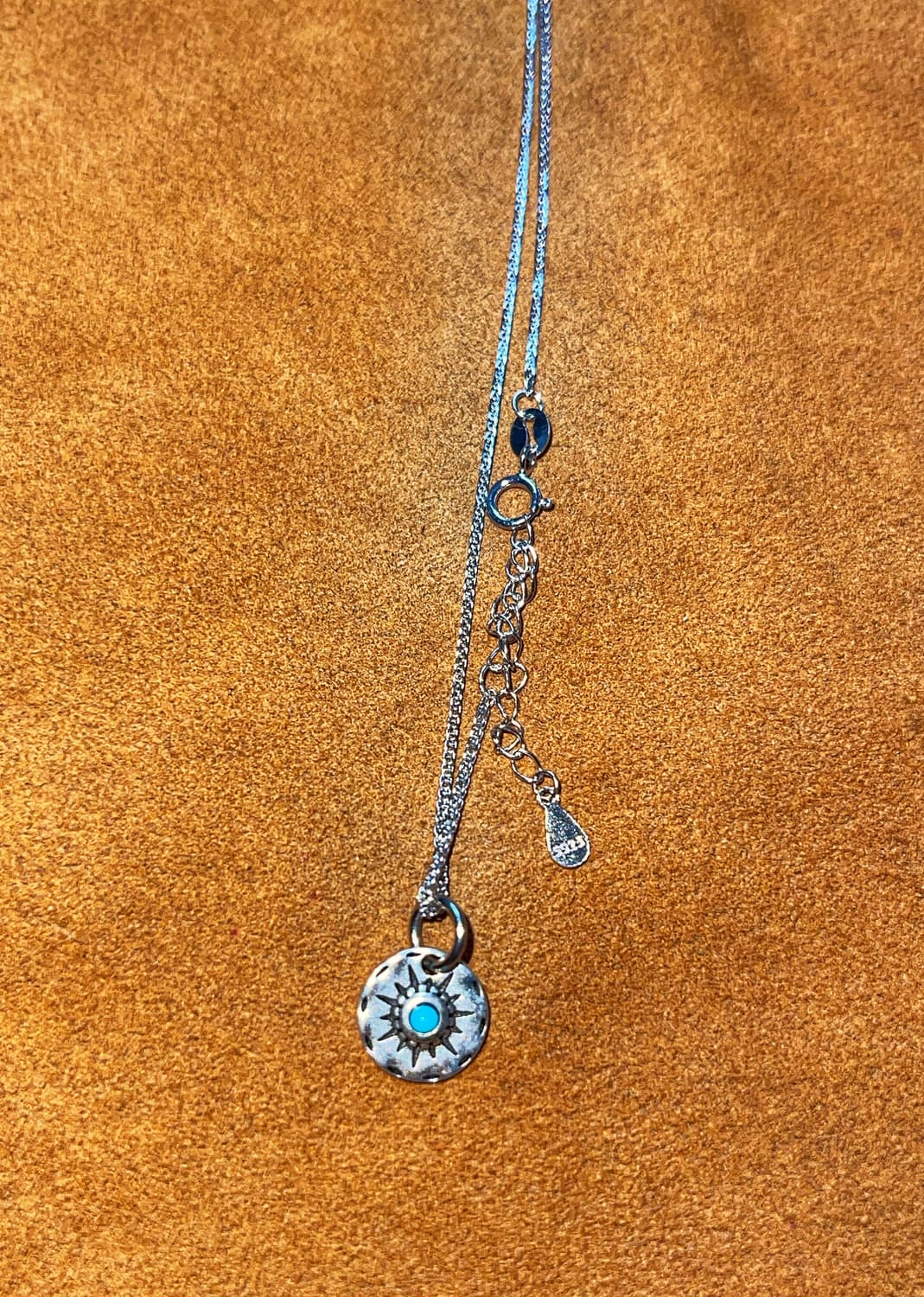 빈티지무드 터키석 썬 실버목걸이 (Silver 925 Chain) 상품이미지4