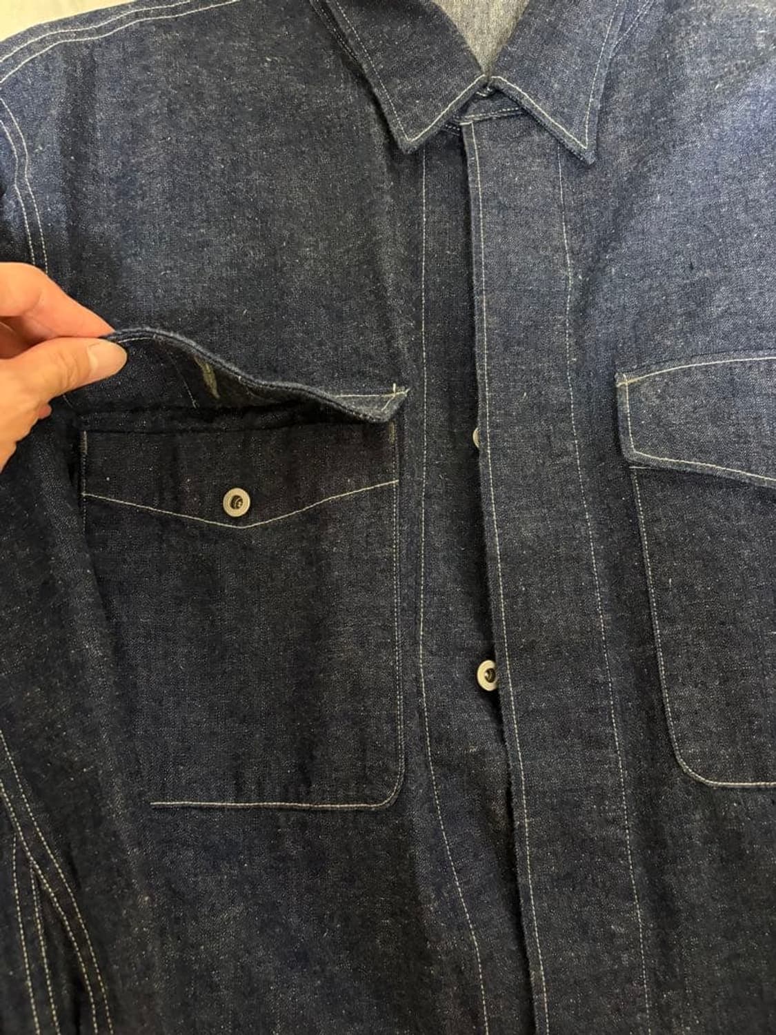 25aw Roval Canadian Navy Denim Work jkt 상품이미지4