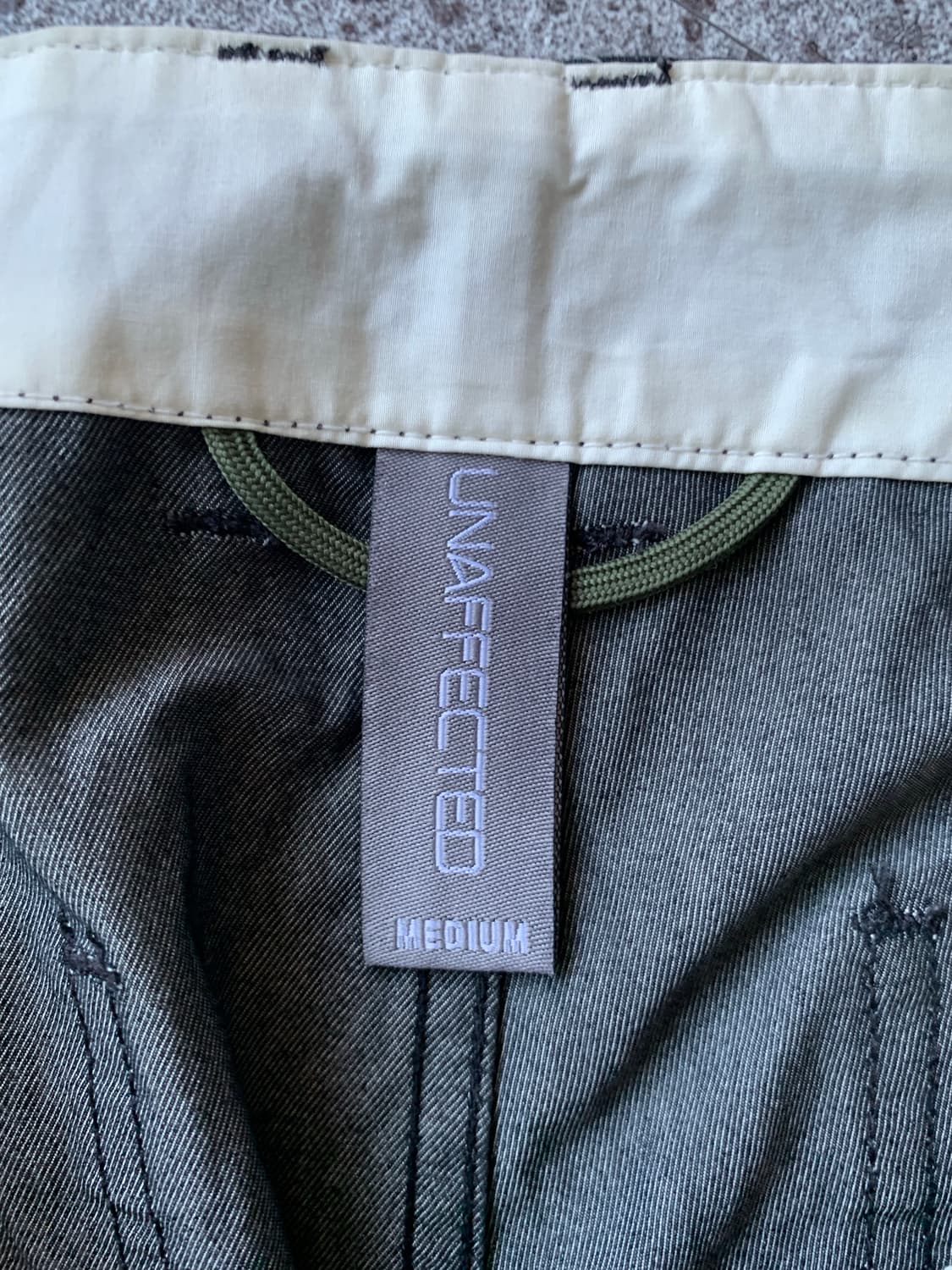 22ss 언어펙티드 콘트라스트 스티치 데님 팬츠 M 상품이미지2