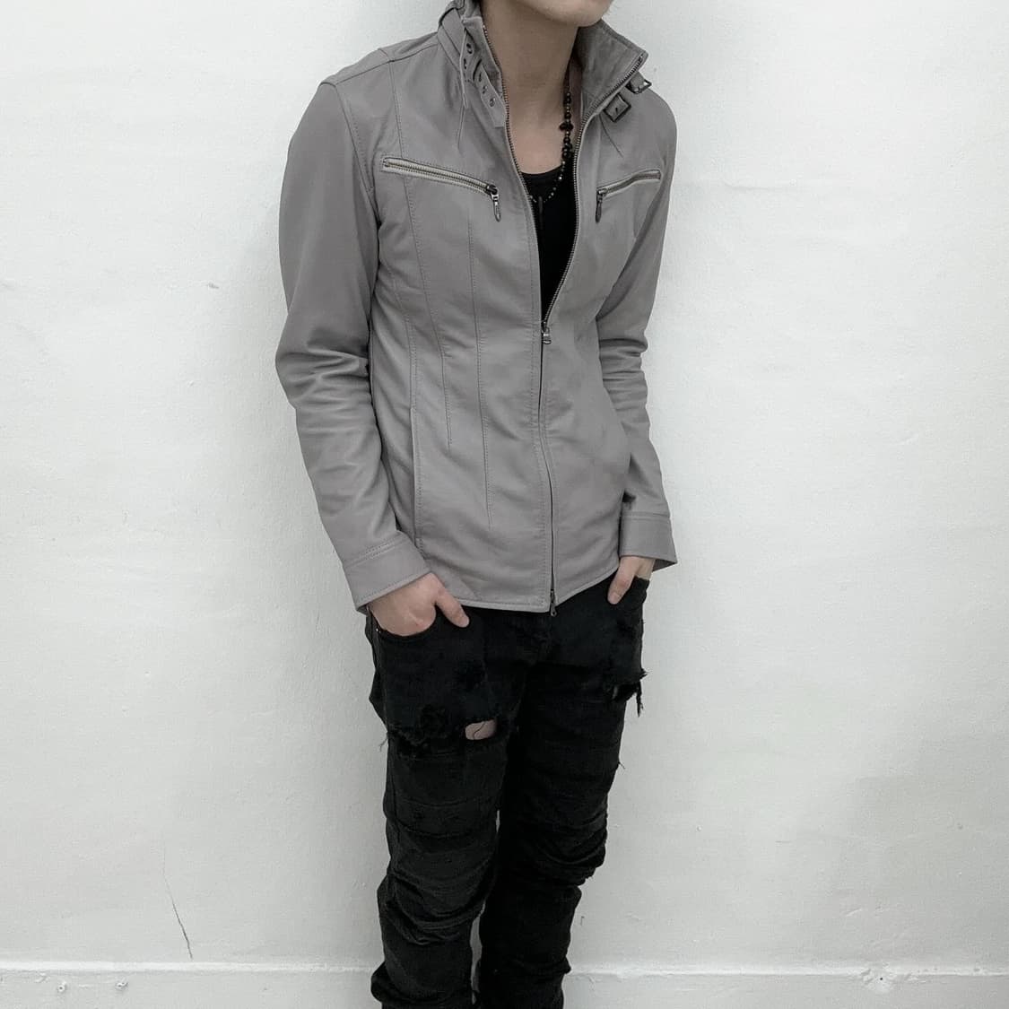 Tornado mart rider leather jacket 상품이미지6