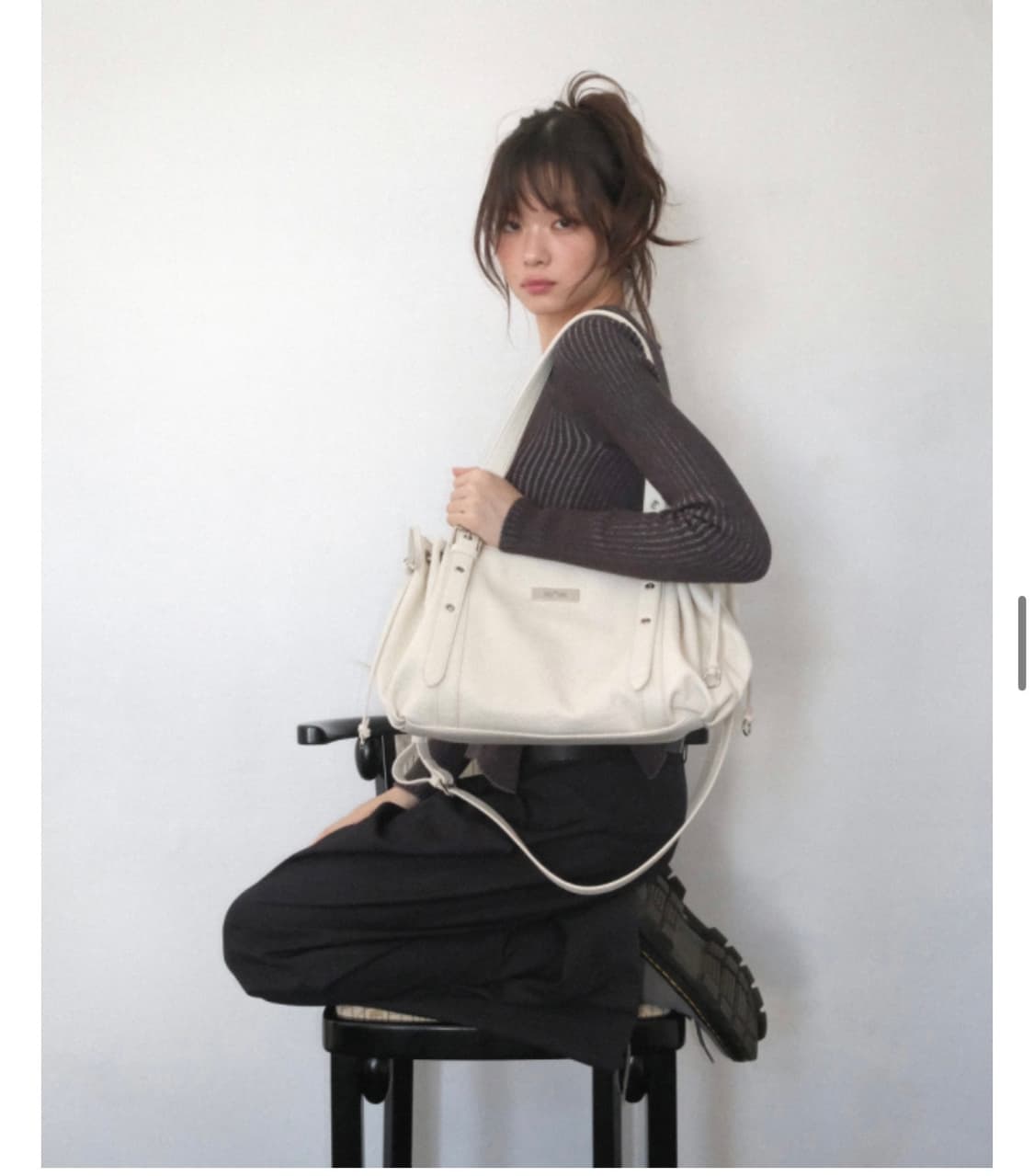 애즈온 헤븐백 아이보리 판매합니다 상품이미지1