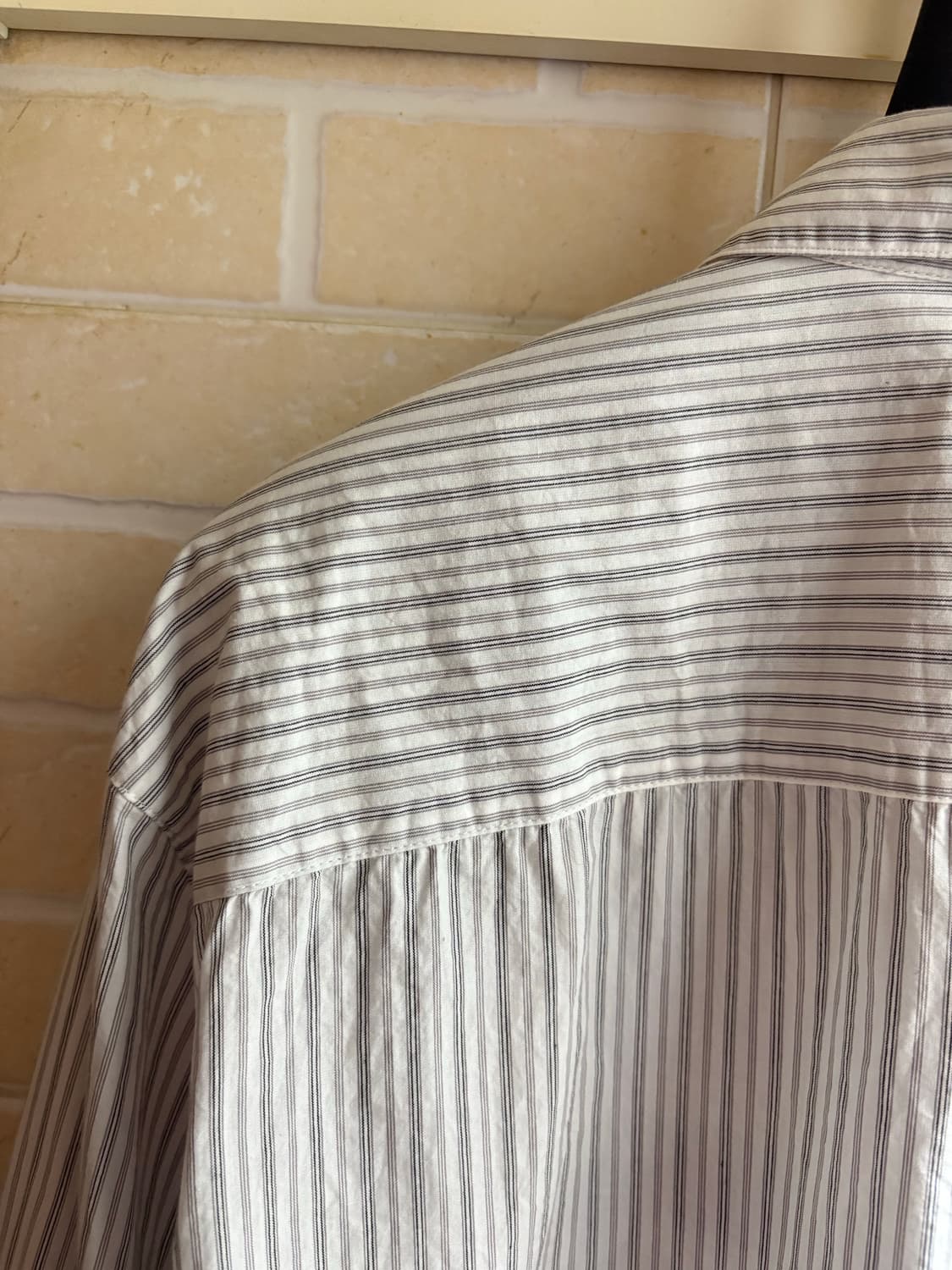 엘무드 - 베르토 코튼 셔츠 화이트 스트라이프 (48사이즈) 상품이미지9