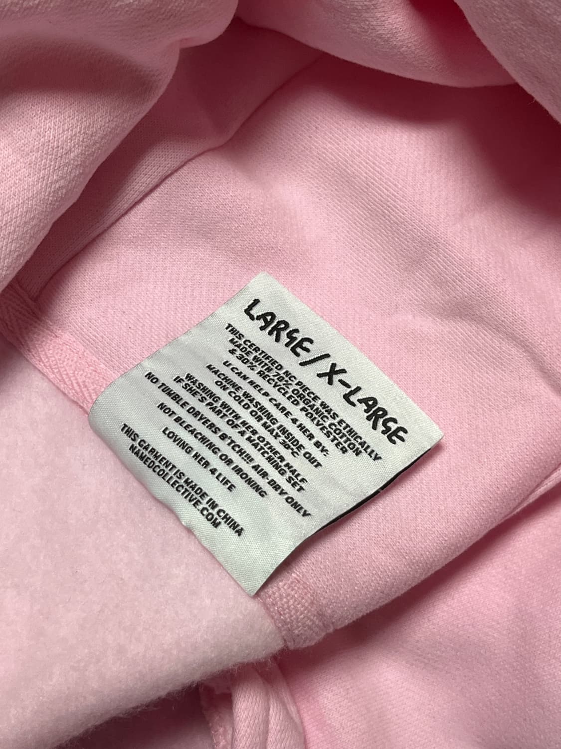 named collective 후드집업 핑크BUNNY ZIP PINK L 상품이미지2