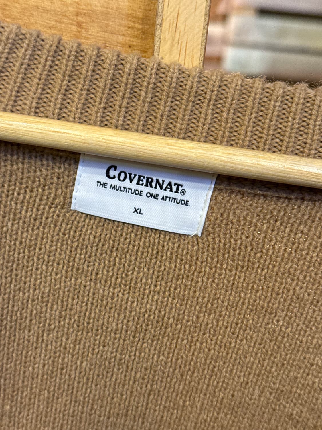 커버낫 브라운 가디건 상품이미지2