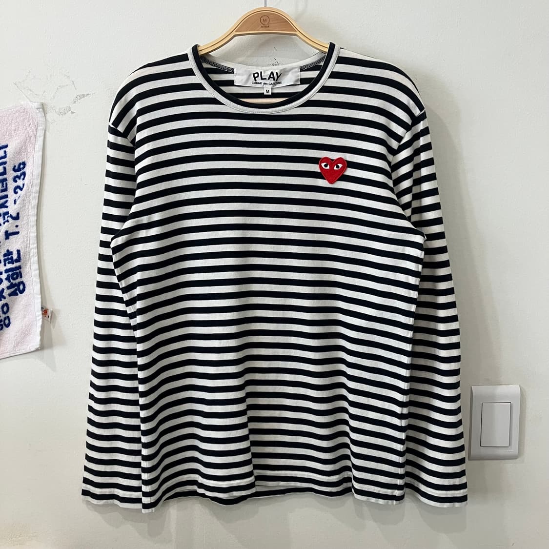 297 꼼데가르송 스트라이프 롱슬리브 상품이미지1