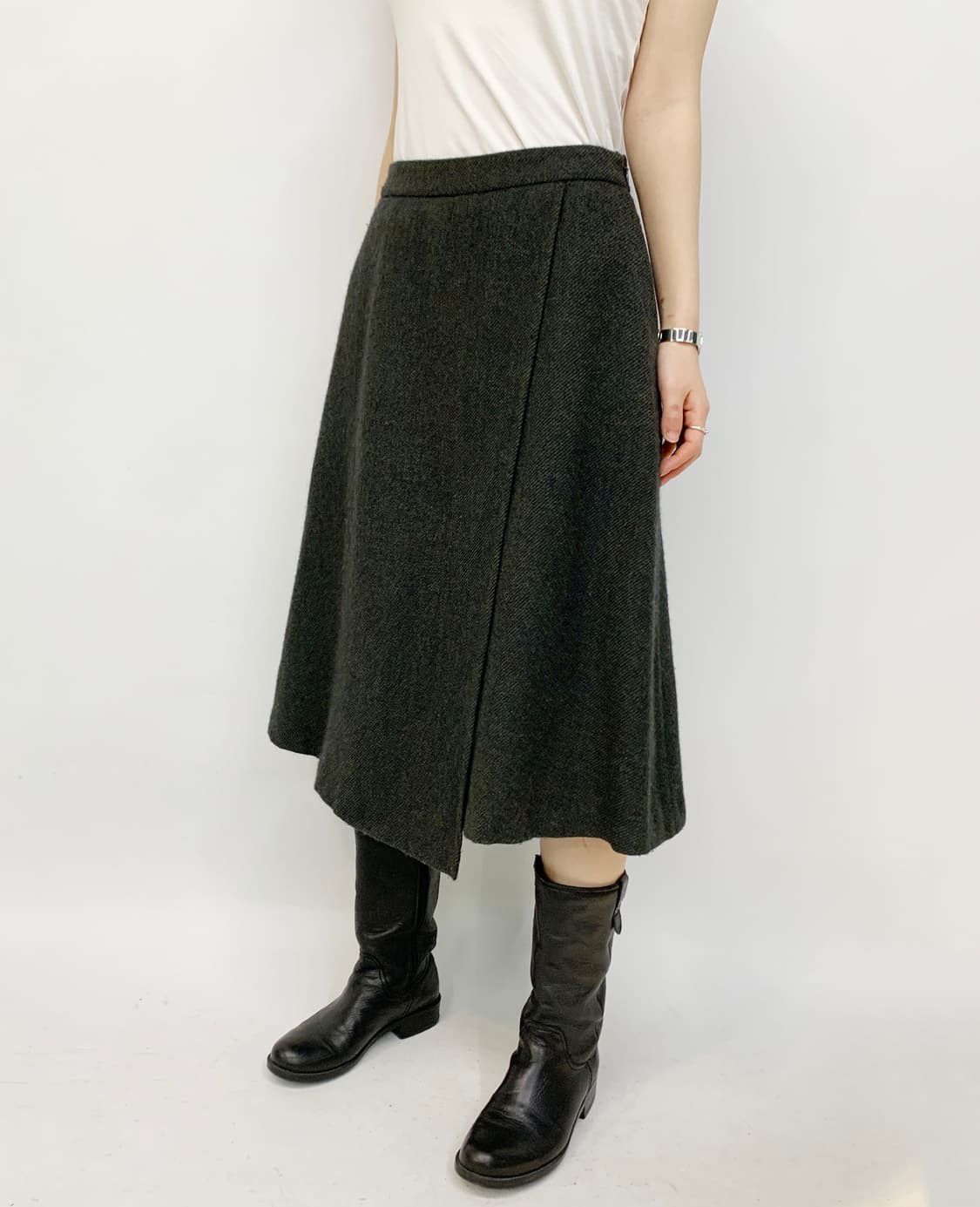 매킨토시 필로소피 울 스커트 상품이미지2
