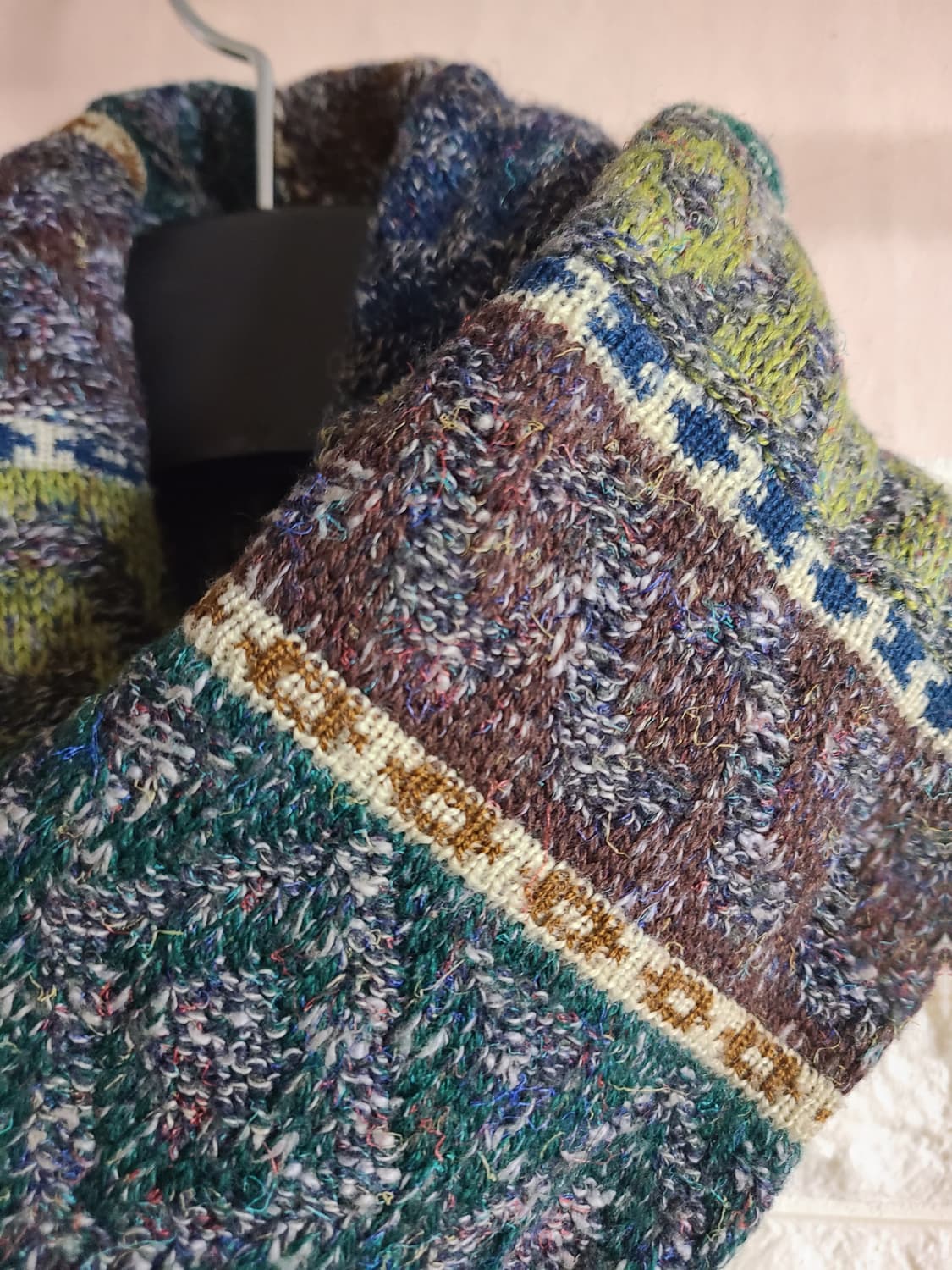 미쏘니 스포츠 빈티지 니트 머플러 상품이미지2