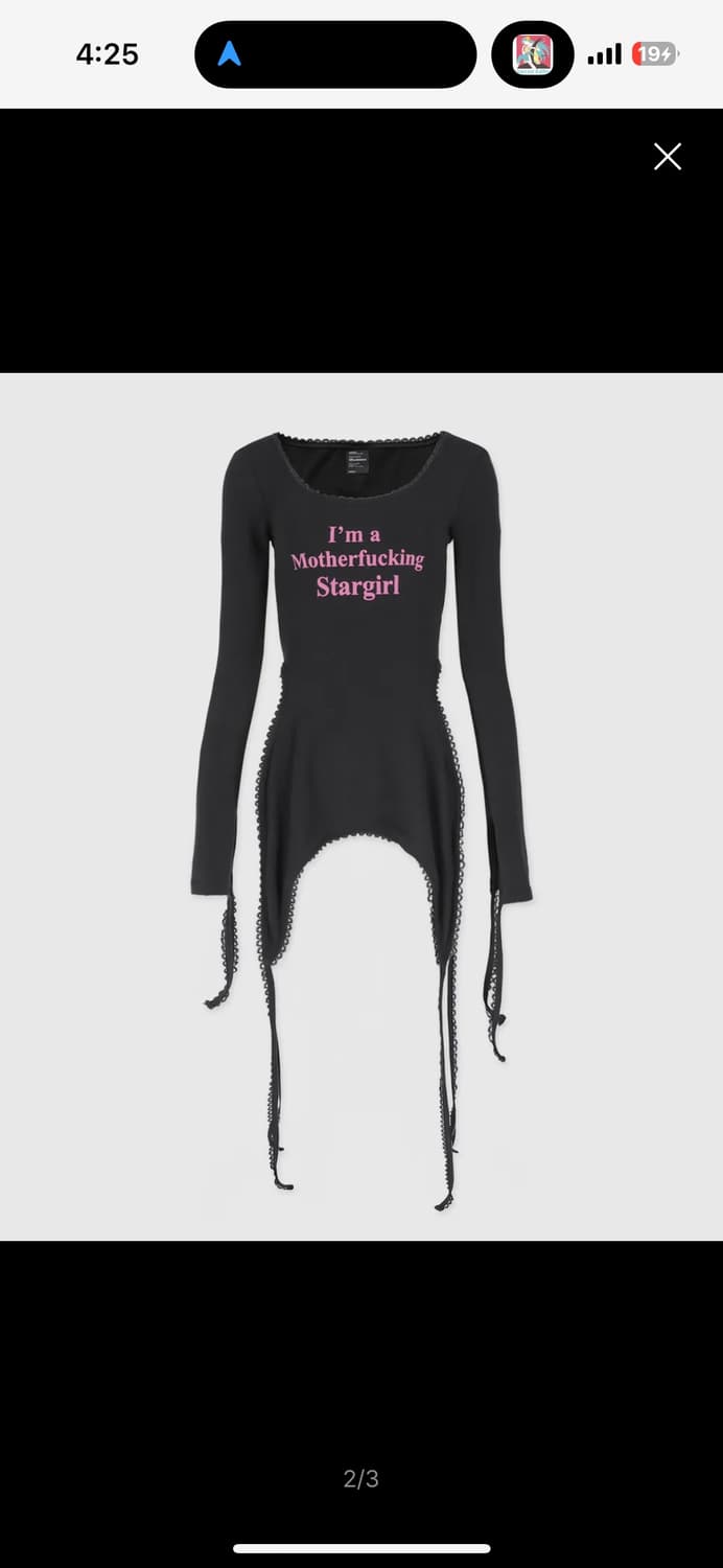 배드블러드 Stargirl 스트링 롱슬리브 상품이미지1