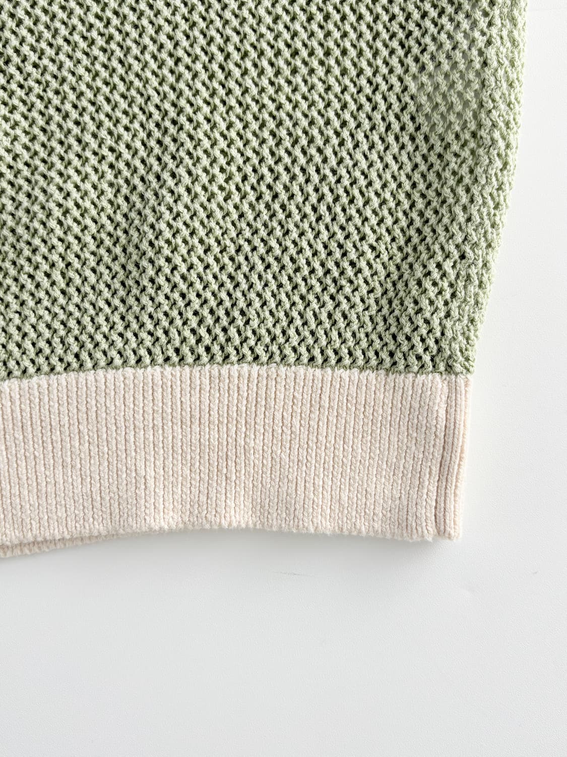 Satur 세터 본보야지 아트로고 크루넥 하프니트 상품이미지5