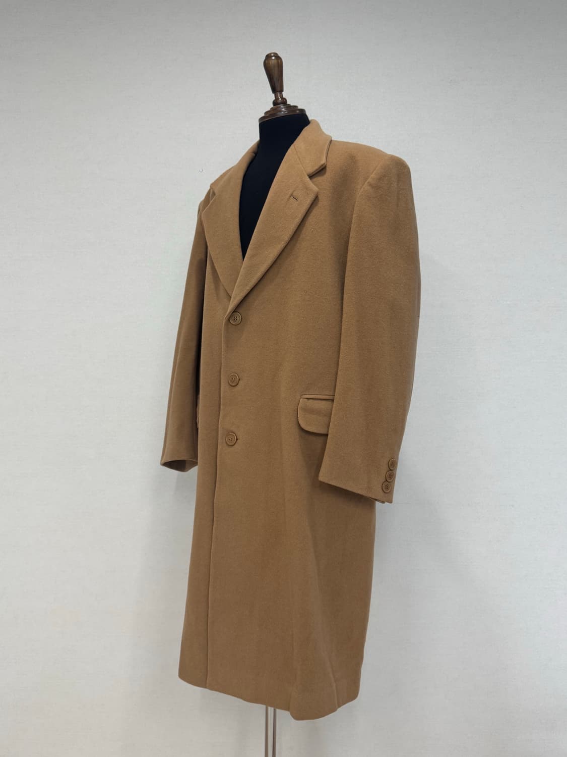 Sartoria Lord 캐시미어·울 싱글 코트 상품이미지3