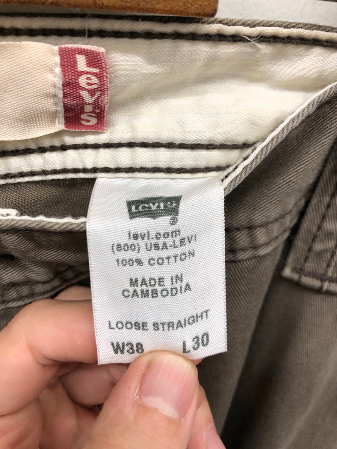 리바이스 루즈핏 카고 팬츠 38x30 상품이미지6