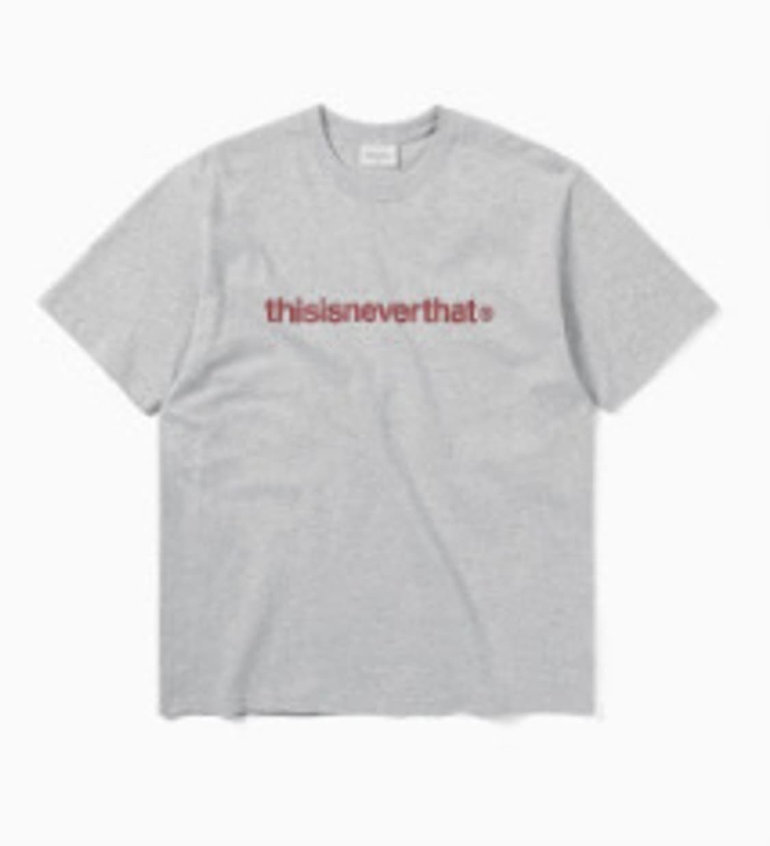 디스이즈네버댓 T-로고 티 티셔츠 헤더 그레이 상품이미지1