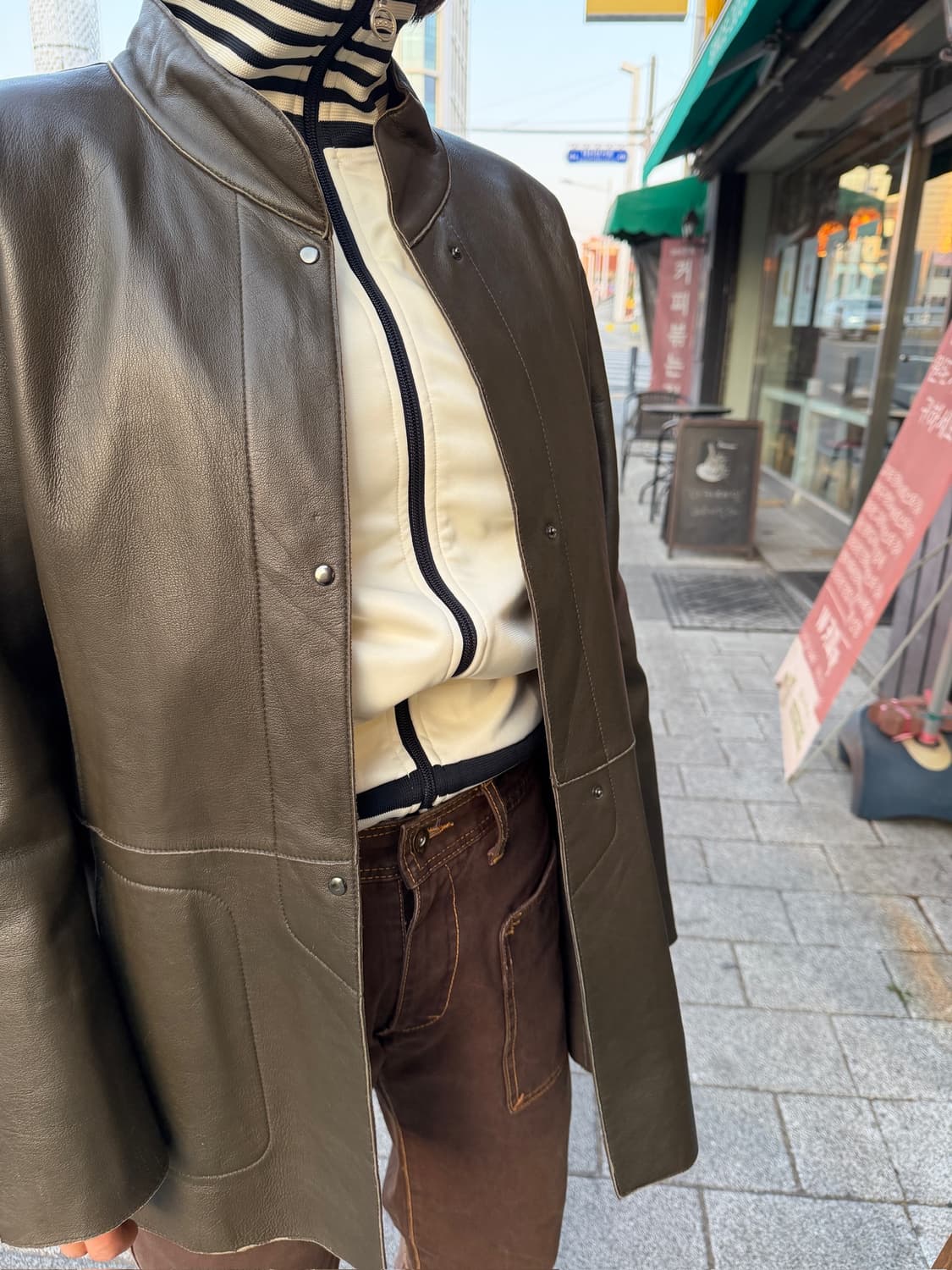 TRUNK By HIROKO KOSHINO 레더 자켓 상품이미지2