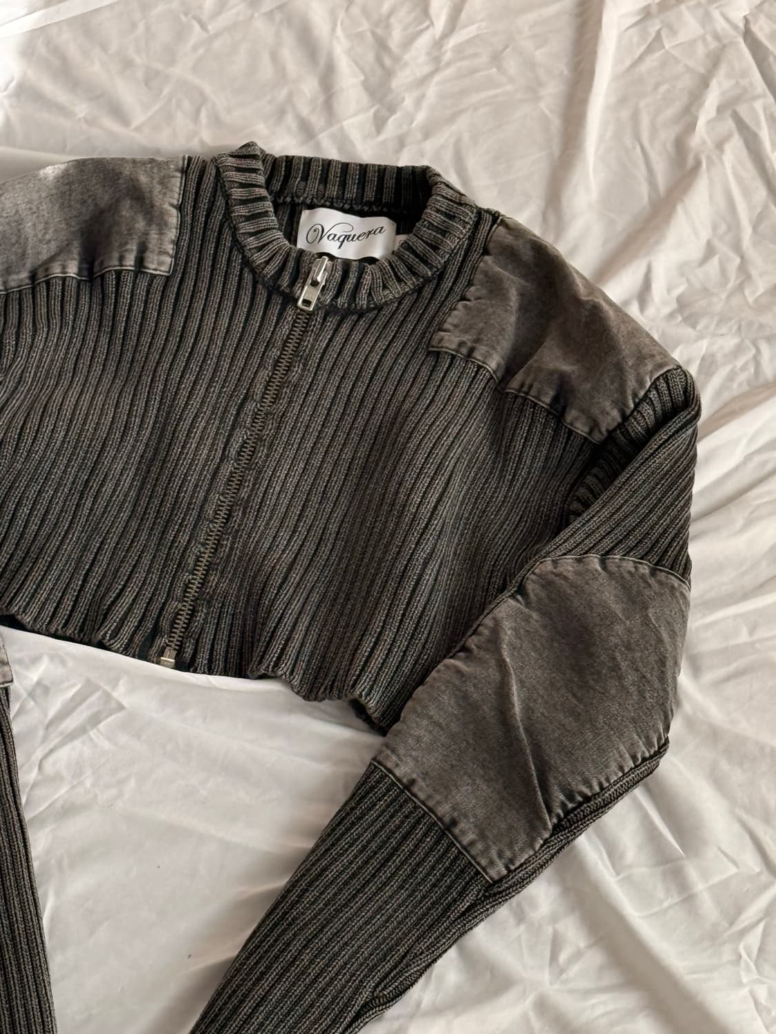 VAQUERA Black Military Cardigan 상품이미지1