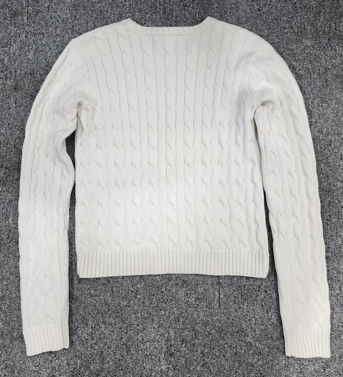 폴로 랄프로렌 꽈배기 케이블 니트 걸스 XL(16) 상품이미지2