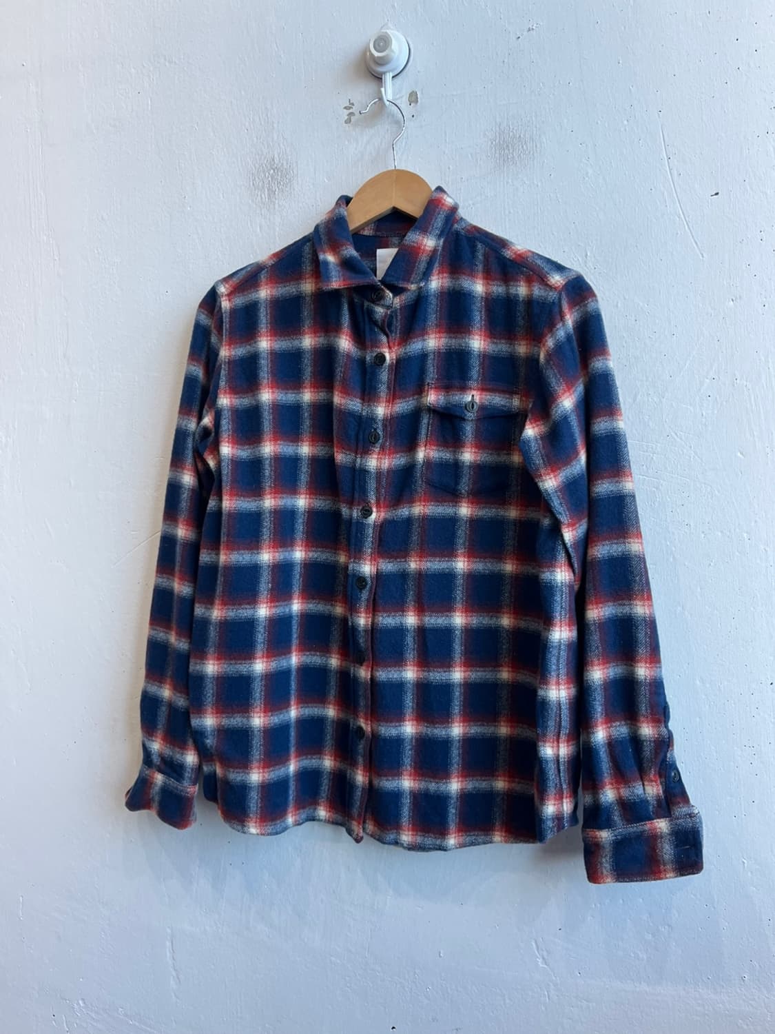 노스페이스 재팬 울 체크셔츠 우먼즈 상품이미지1