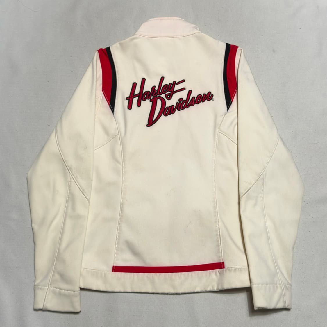 XS 할리데이비슨 여성용 빅 레터링 로고 레이싱 자켓 상품이미지3