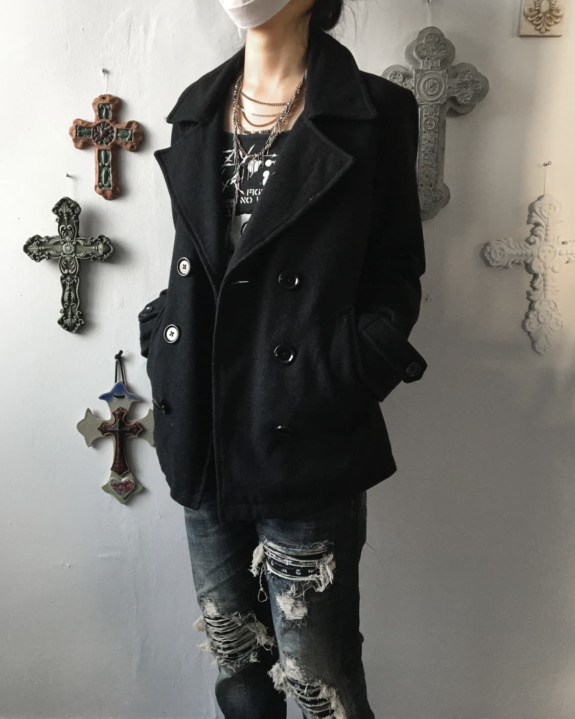 Double button coat 상품이미지7