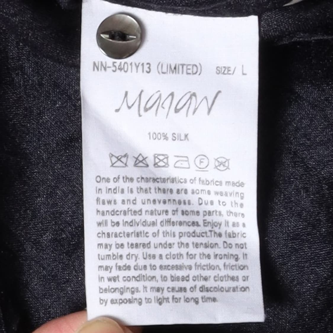 나이스네스 NiceNess Majaw Silk Shirt

 상품이미지9