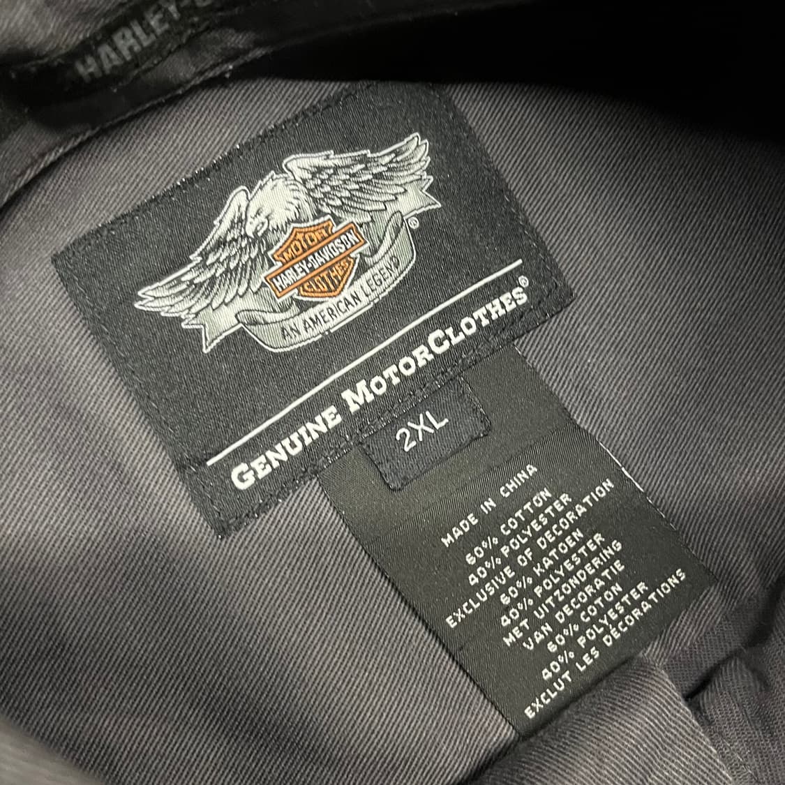 할리데이비슨 윌리지 스컬 셔츠 (110-115) 상품이미지5