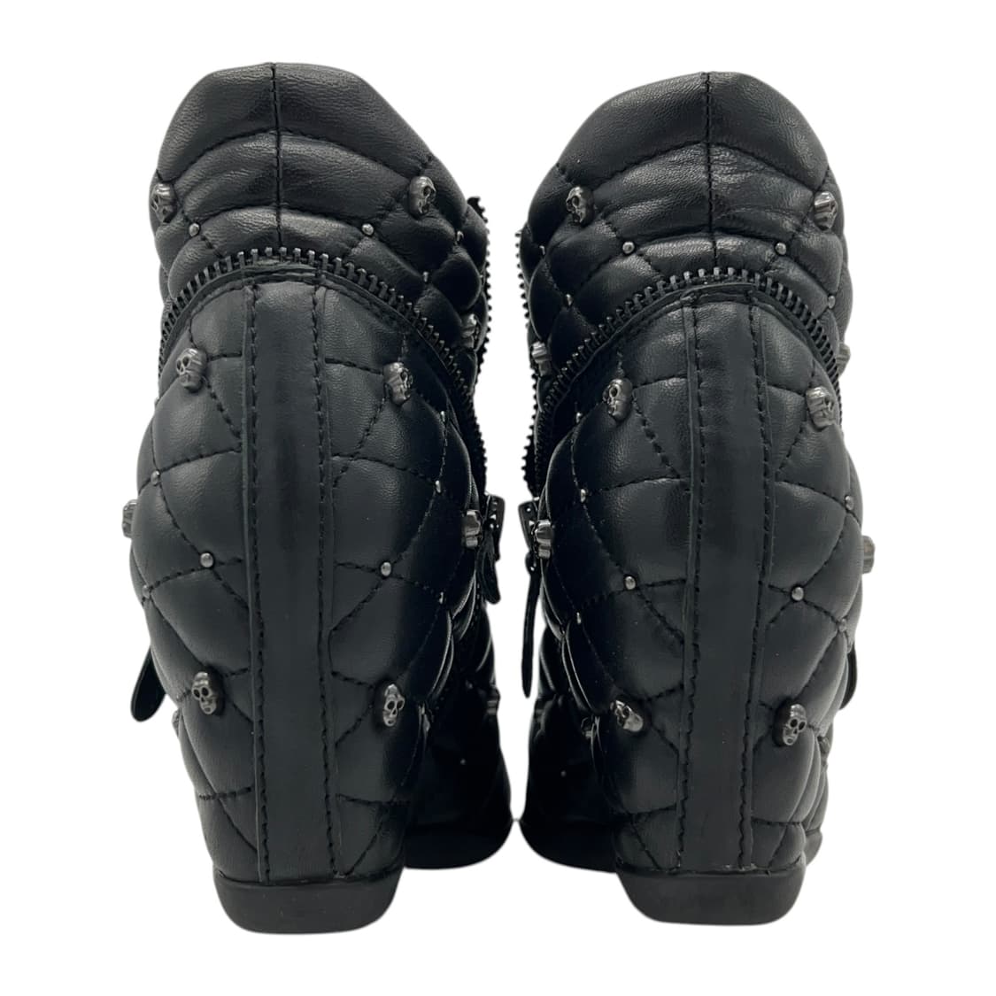 245 W 애쉬 브루클린 스터드 웨지 스니커즈 스컬 블랙 (EU38) 상품이미지5